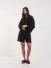 Louella Linen Shorts In Black sold by Ninety Percent
