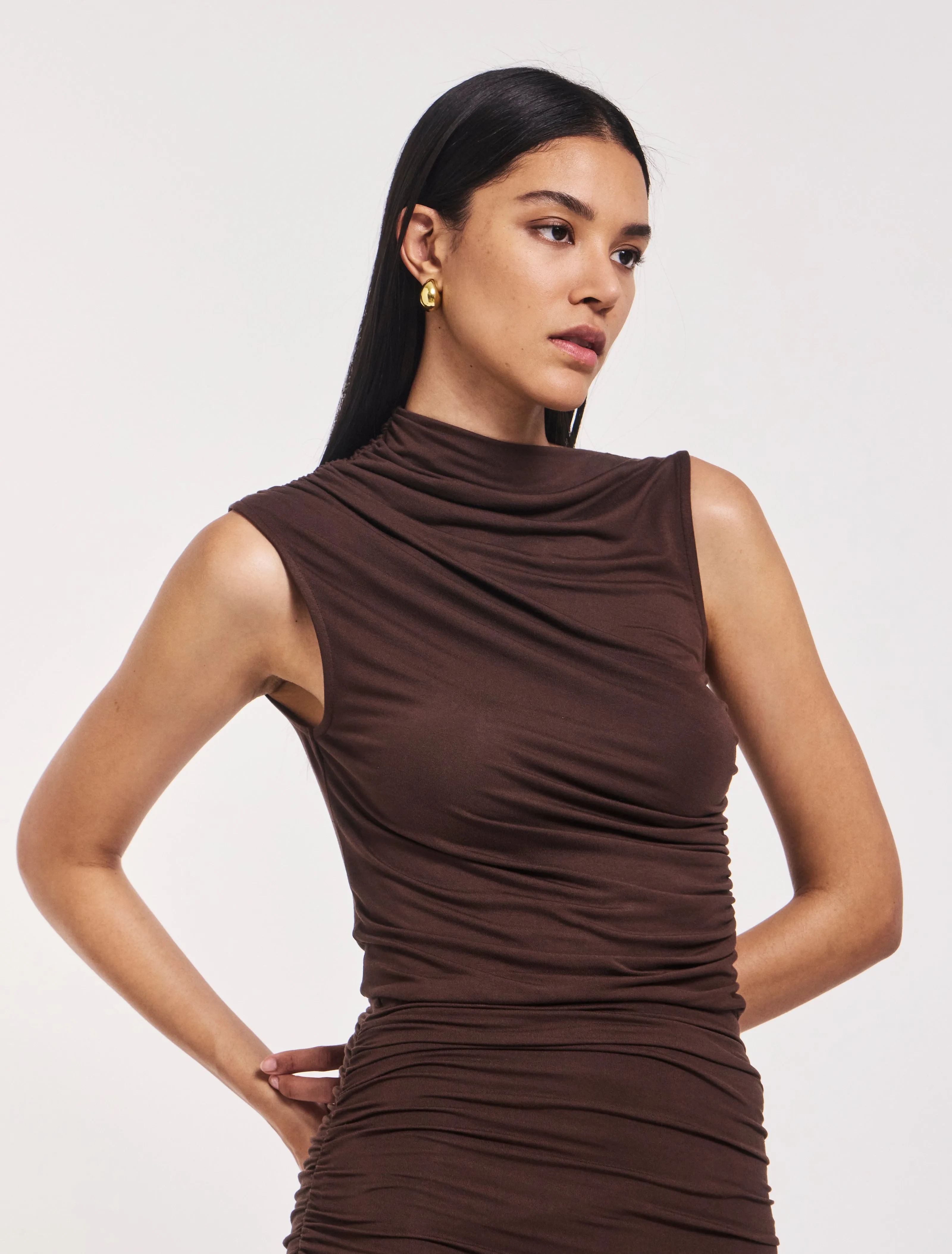 Lui Top in Bracken sold by Ninety Percent product image thumbnail 5