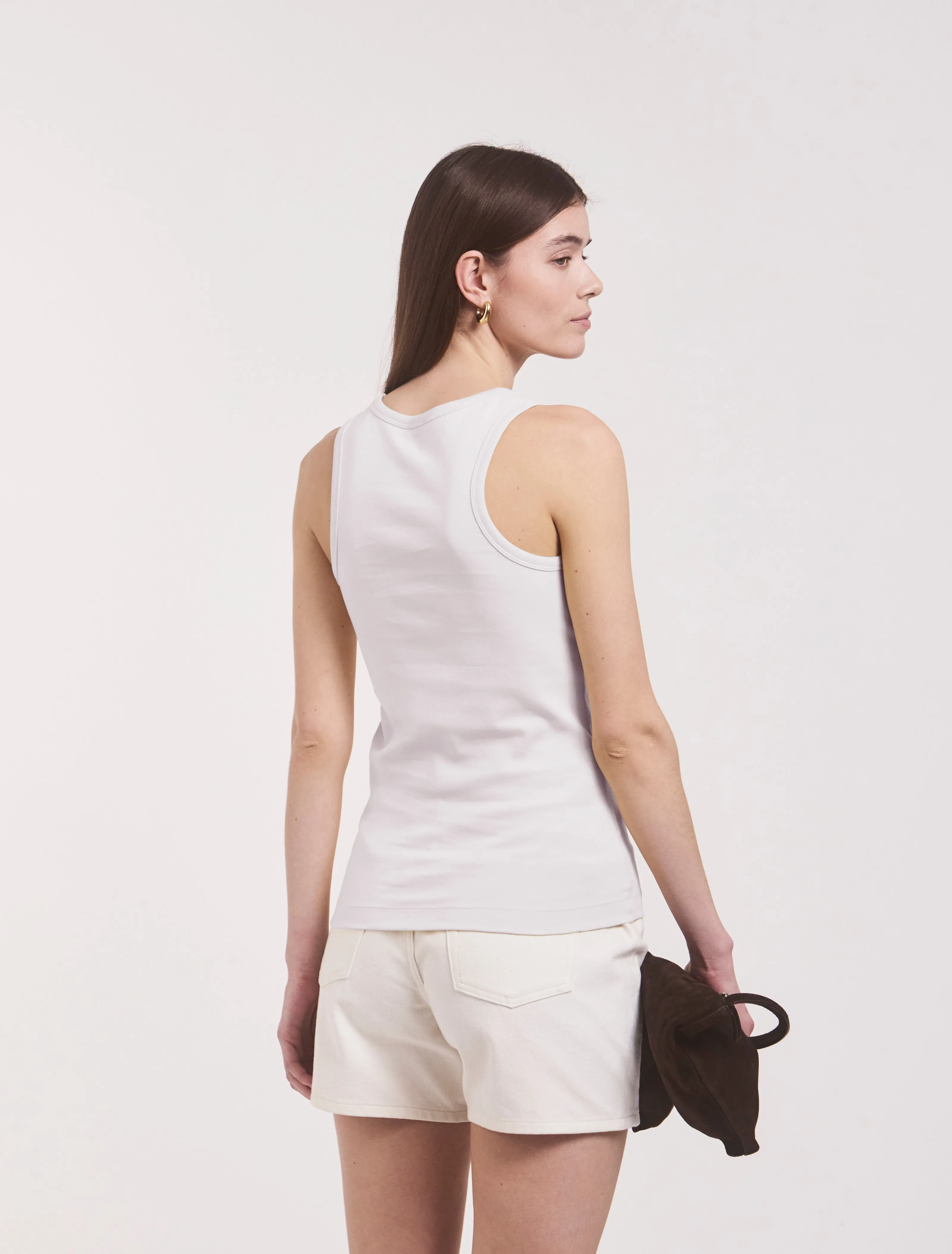 Signature Tank in White sold by Ninety Percent product image thumbnail 2