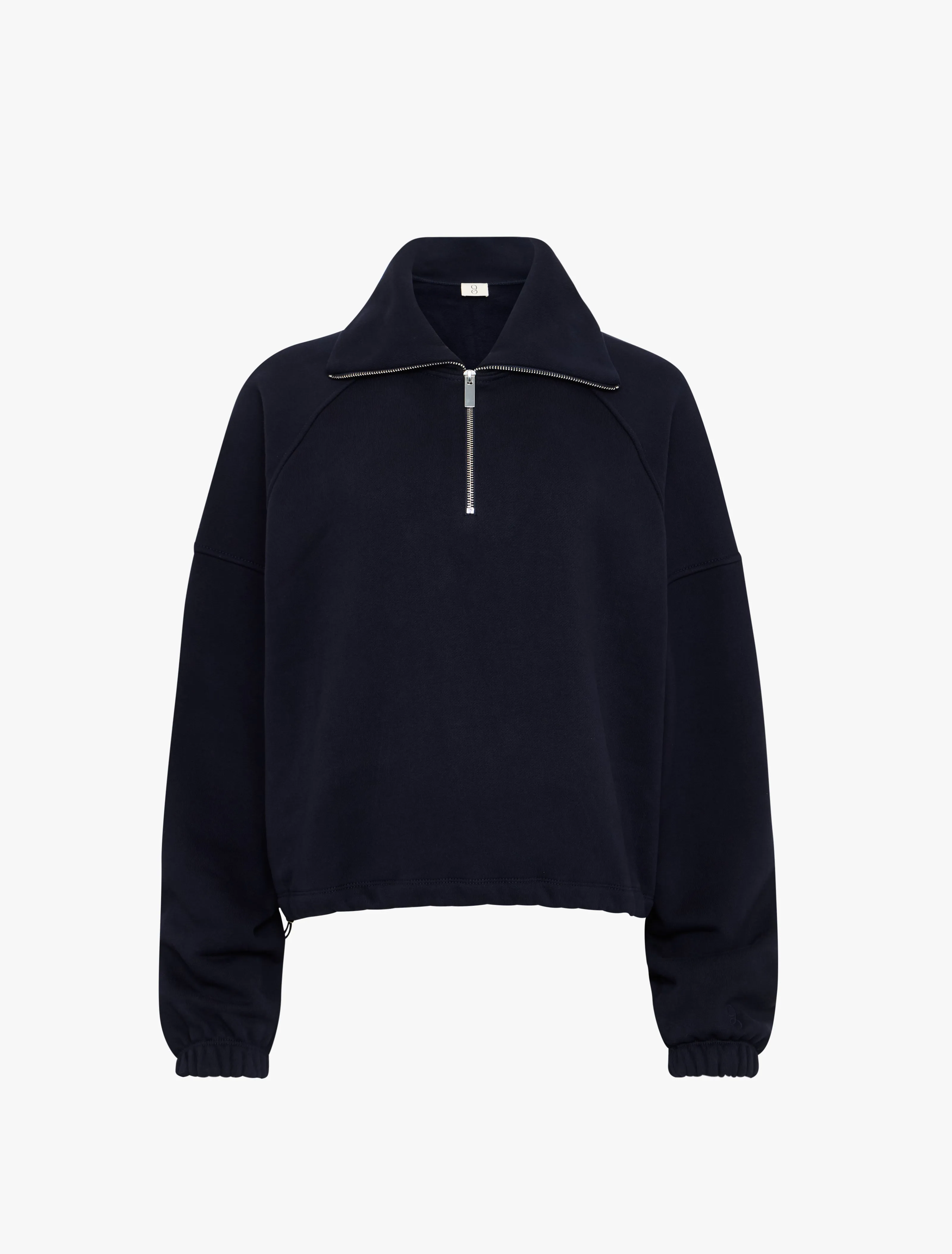 Classic Half Zip Sweatshirt in Darkest Navy sold by Ninety Percent product image thumbnail 5