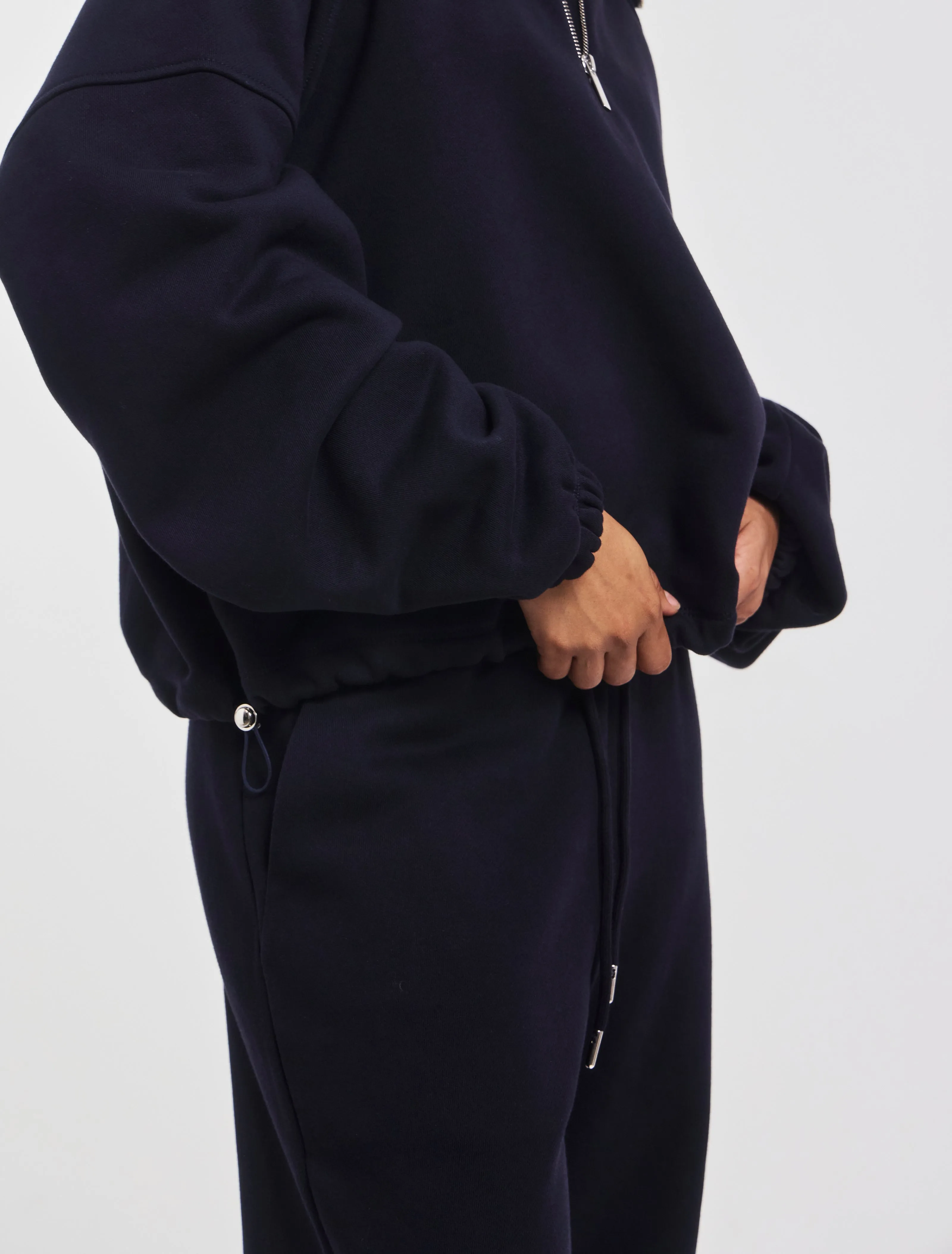 Classic Half Zip Sweatshirt in Darkest Navy sold by Ninety Percent product image thumbnail 4