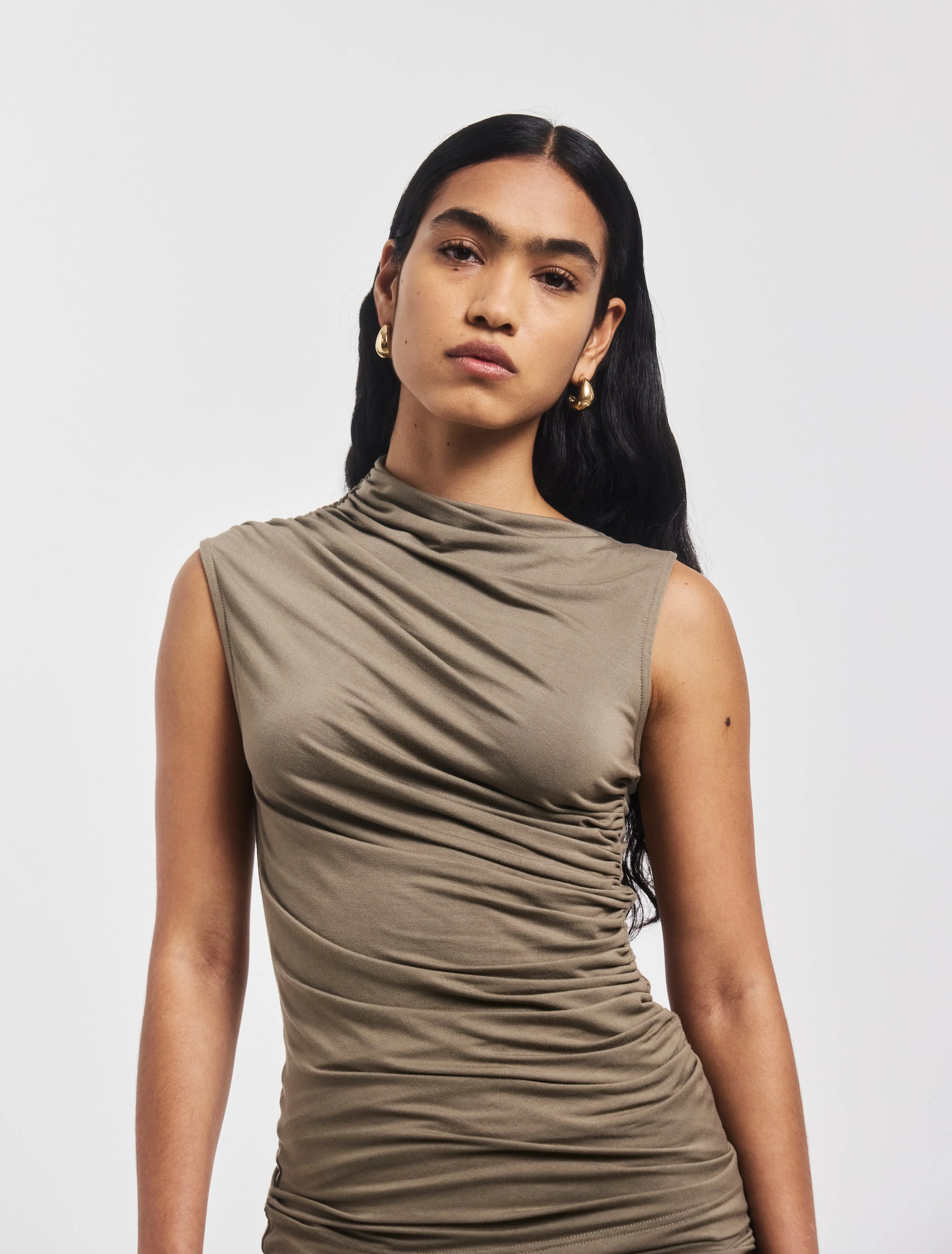 Lui Top in Sage sold by Ninety Percent