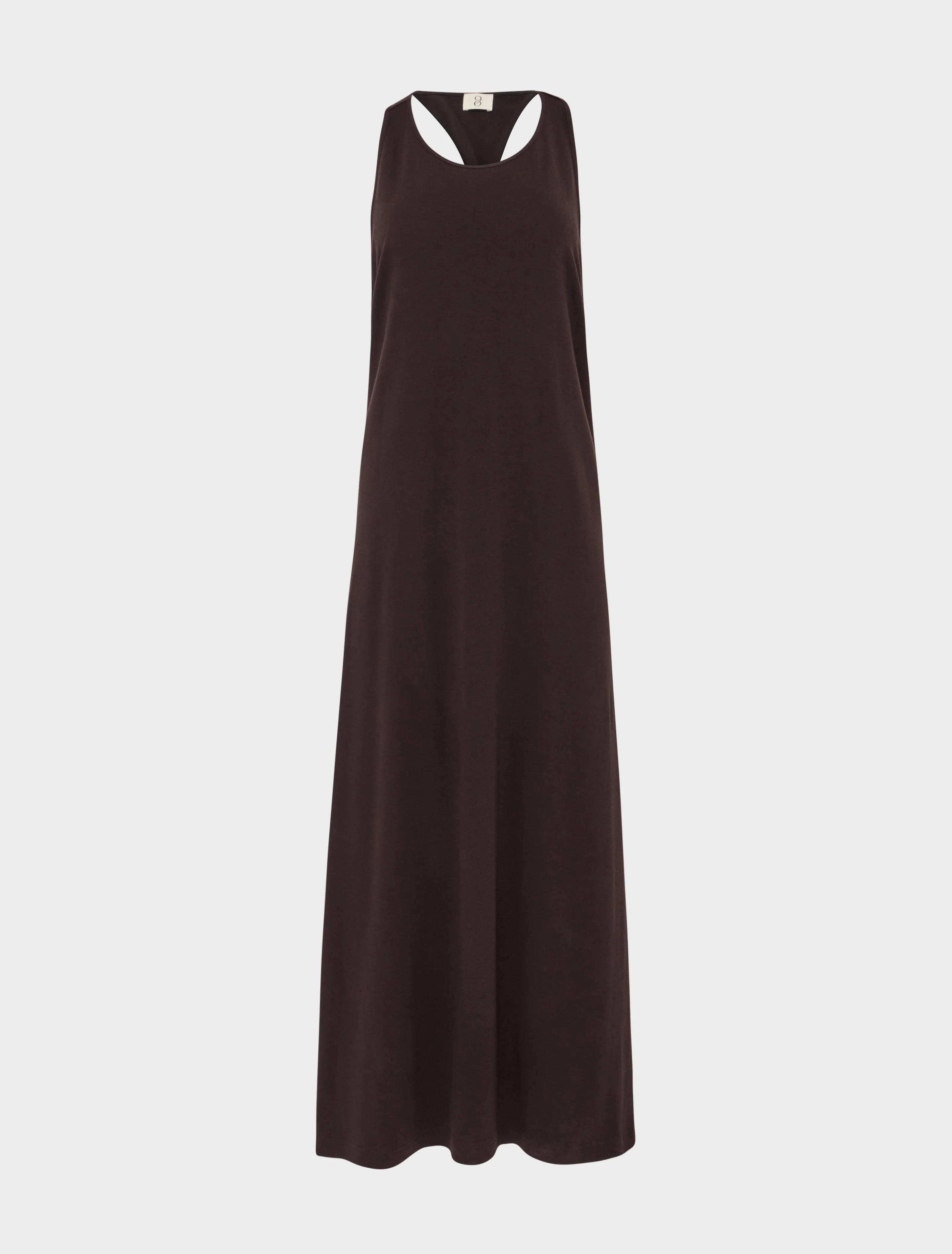 Siq Dress in Bitter Chocolate sold by Ninety Percent product image thumbnail 5