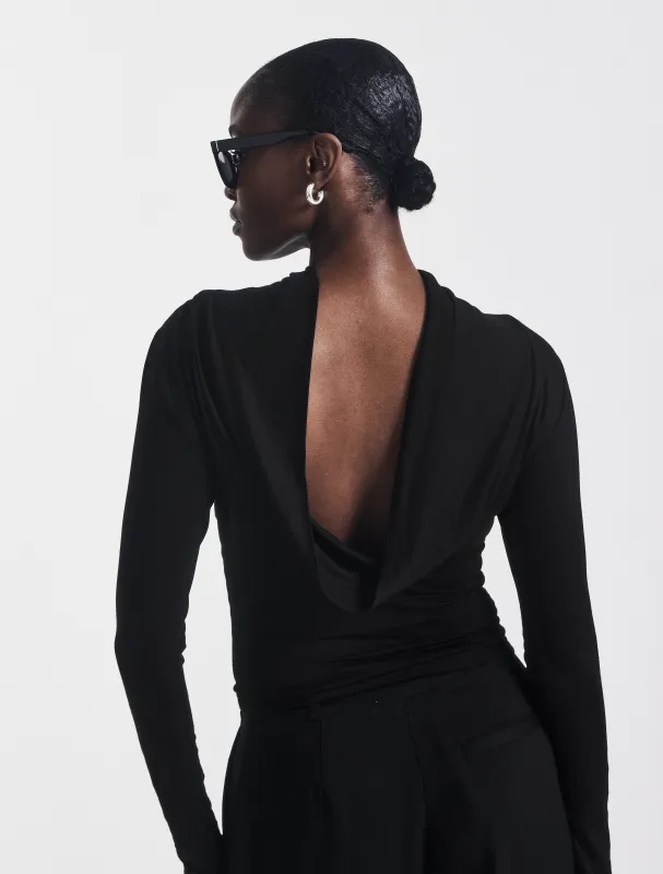 Anjea Reversible Top in Black sold by Ninety Percent