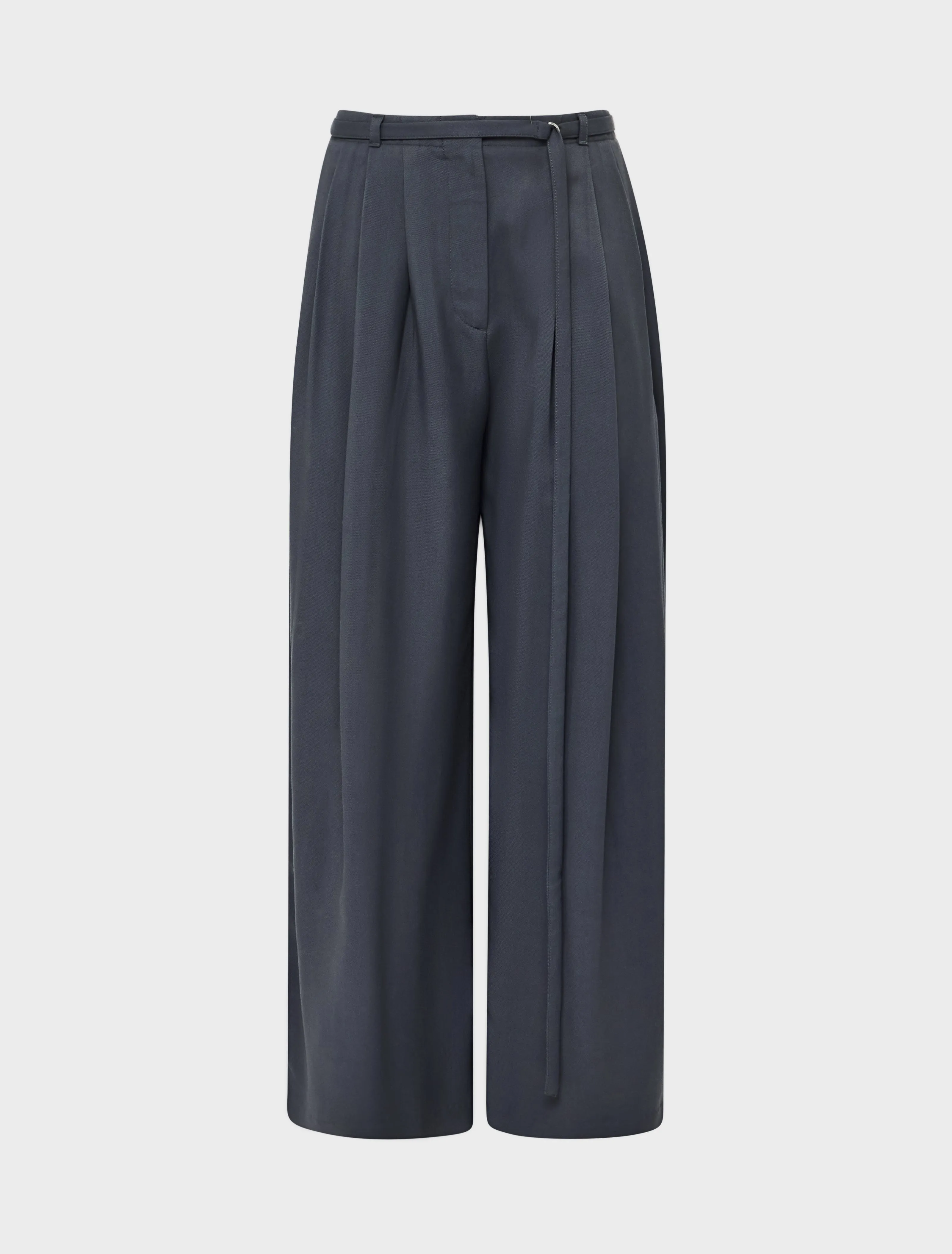 Evie Wide Leg Trouser in Magnet sold by Ninety Percent product image thumbnail 5