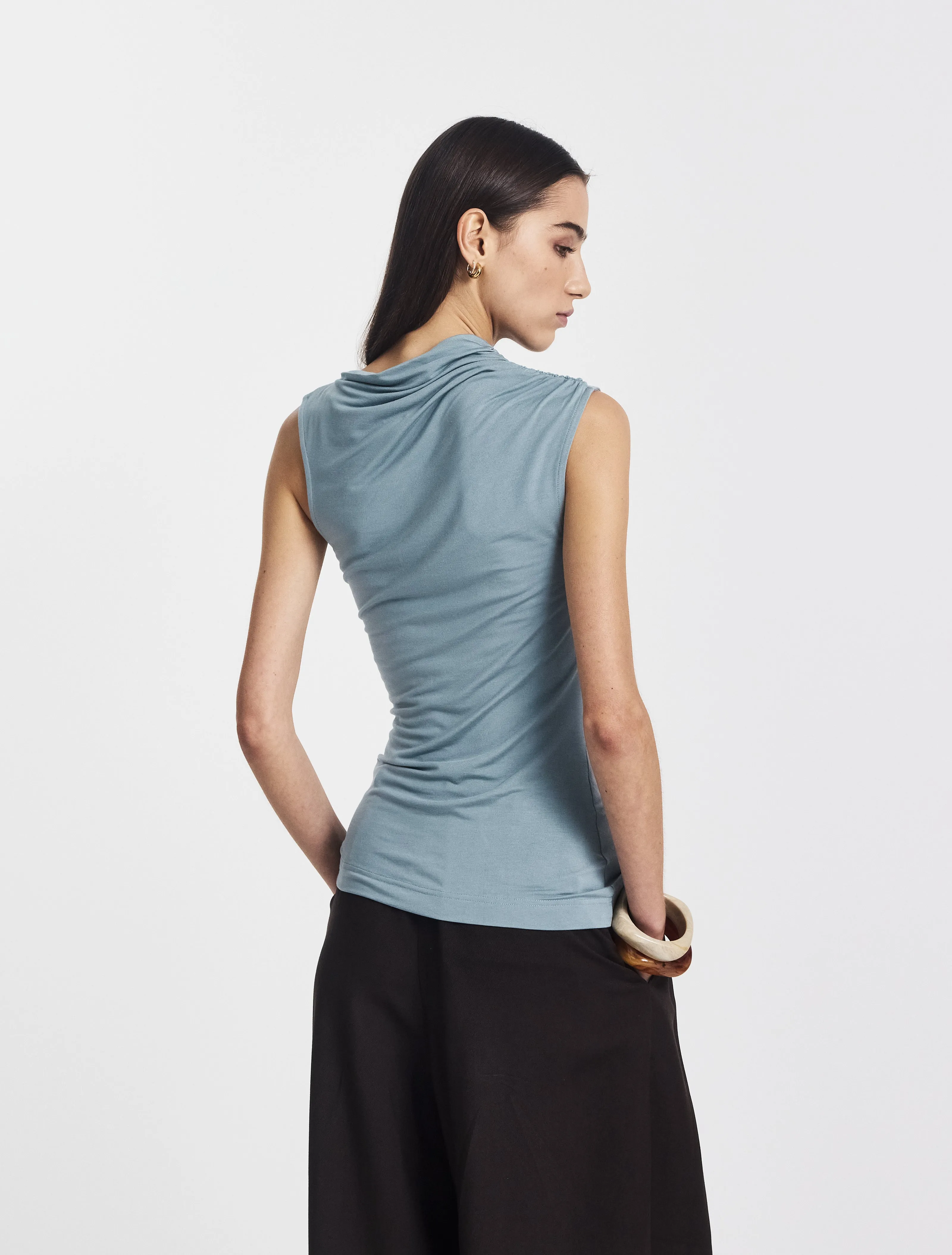 Lui Top in Powder Blue sold by Ninety Percent product image thumbnail 4