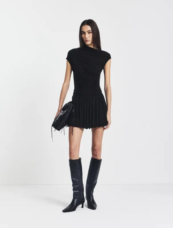 Bailey Mini Dress in Black sold by Ninety Percent