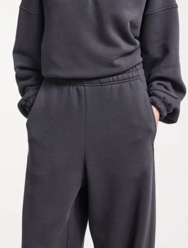Ellery Barrel Leg Sweatpant in Magnet sold by Ninety Percent
