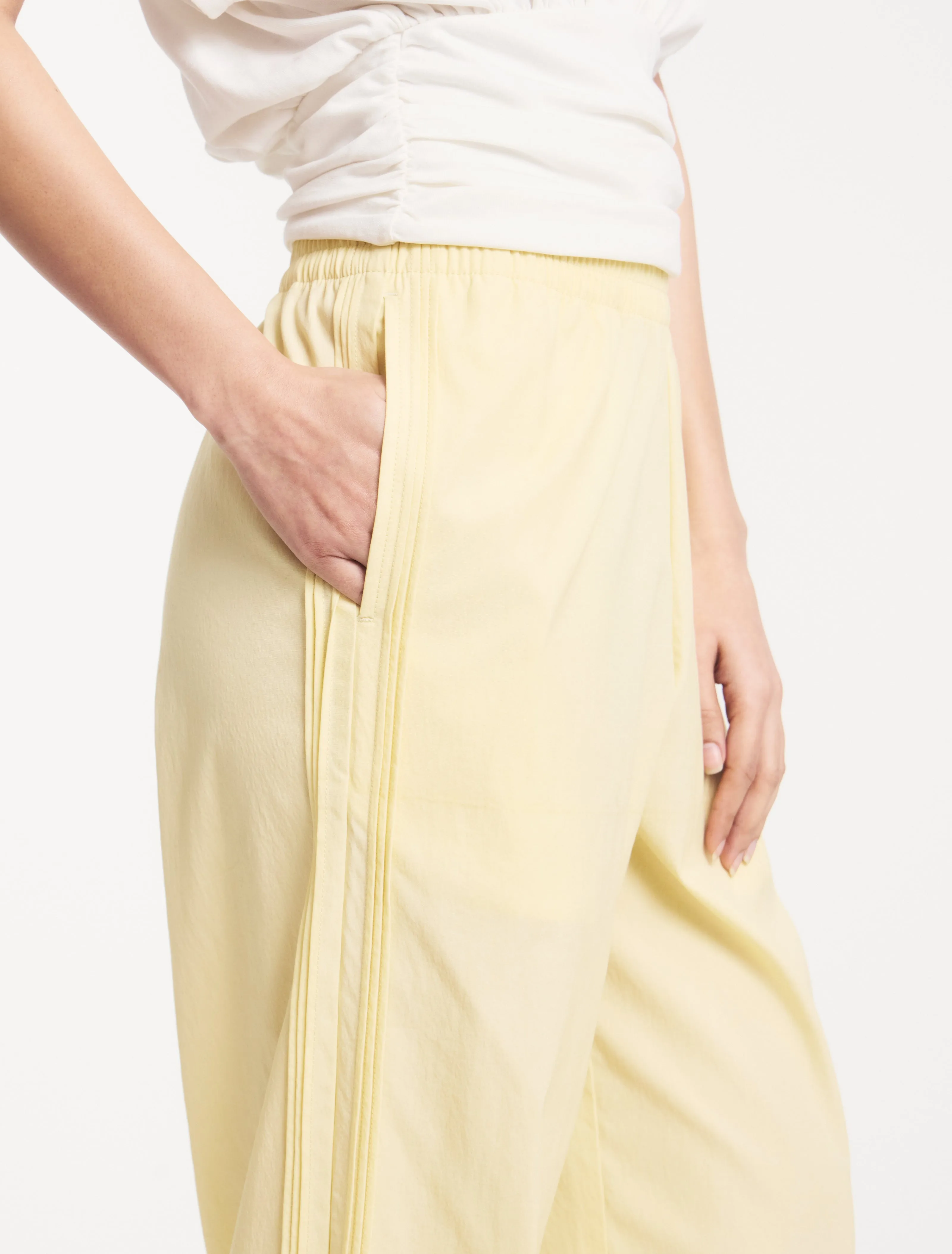 Etta Smart Cargo Pant in Butter Milk sold by Ninety Percent product image thumbnail 3