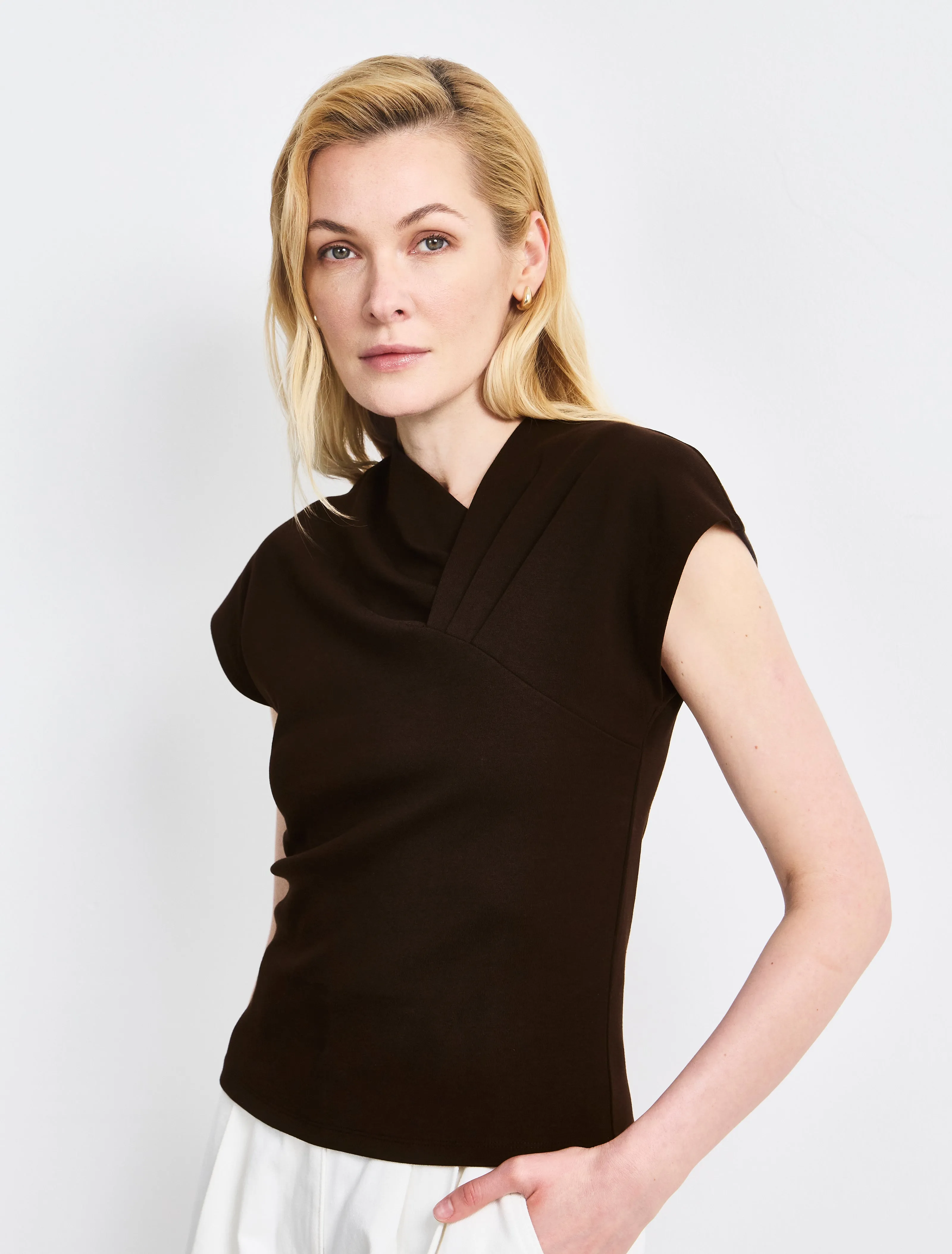 Blaine Top In Bitter Chocolate sold by Ninety Percent product image thumbnail 2