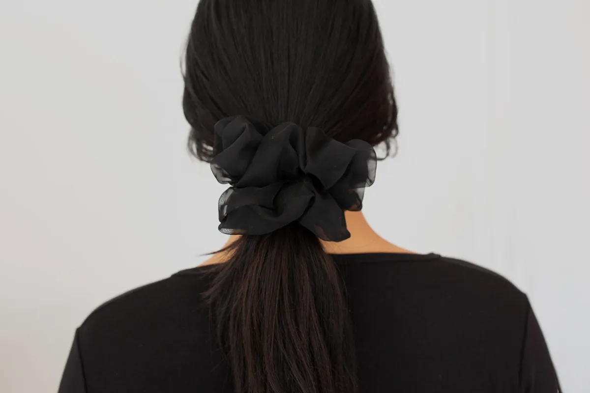 Organza Scrunchie - Black sold by Gil Rodriguez