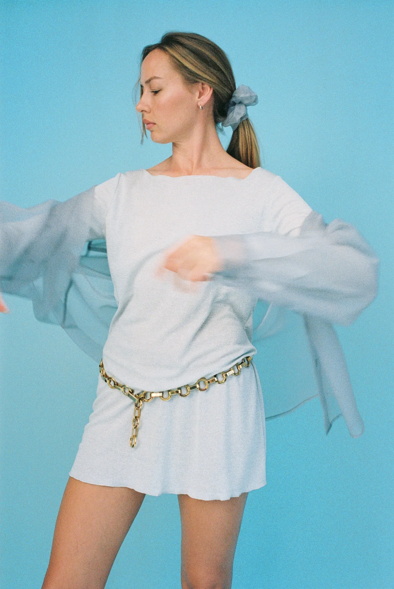 Organza Scrunchie - Oyster sold by Gil Rodriguez product image thumbnail 4