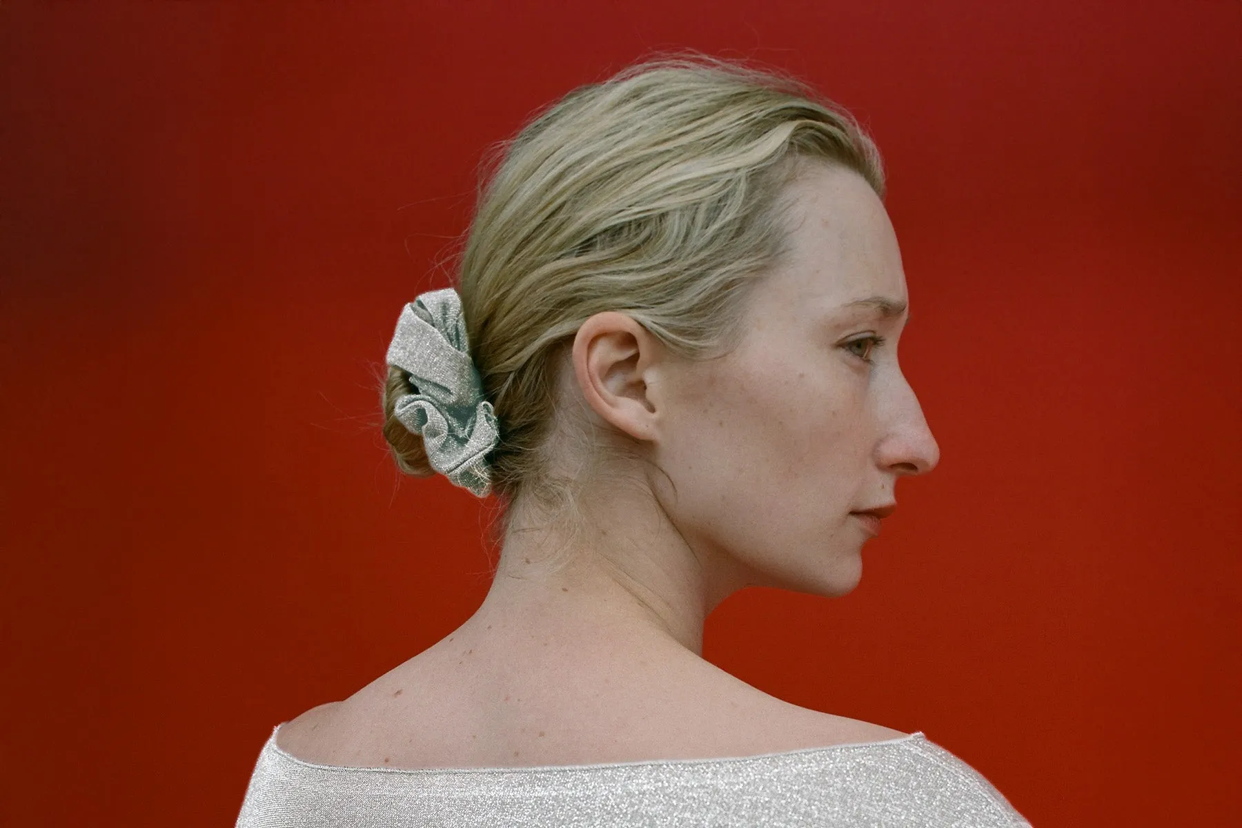 Shimmer Knit Scrunchie - Oyster sold by Gil Rodriguez product image thumbnail 2