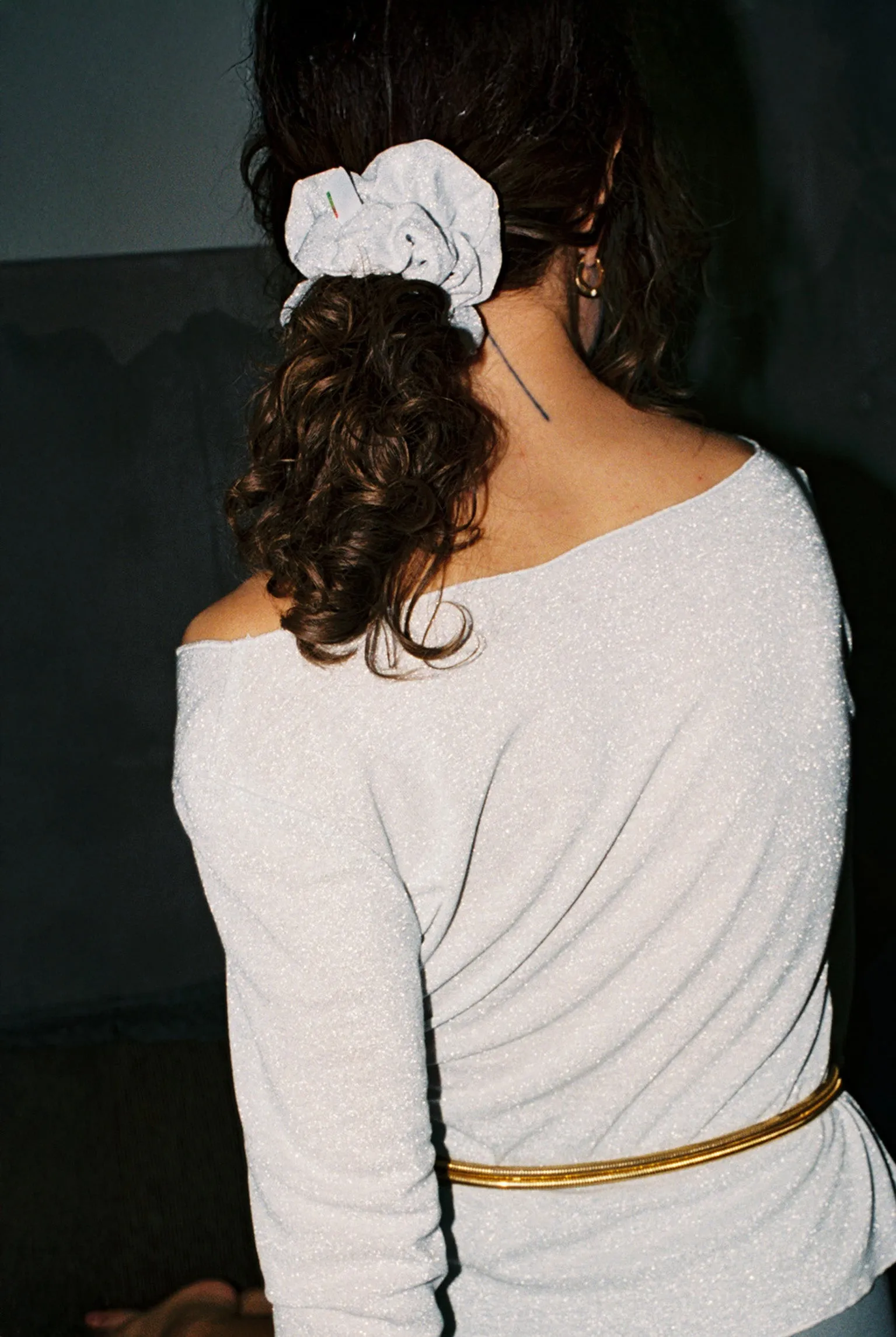 Shimmer Knit Scrunchie - Oyster sold by Gil Rodriguez product image thumbnail 3