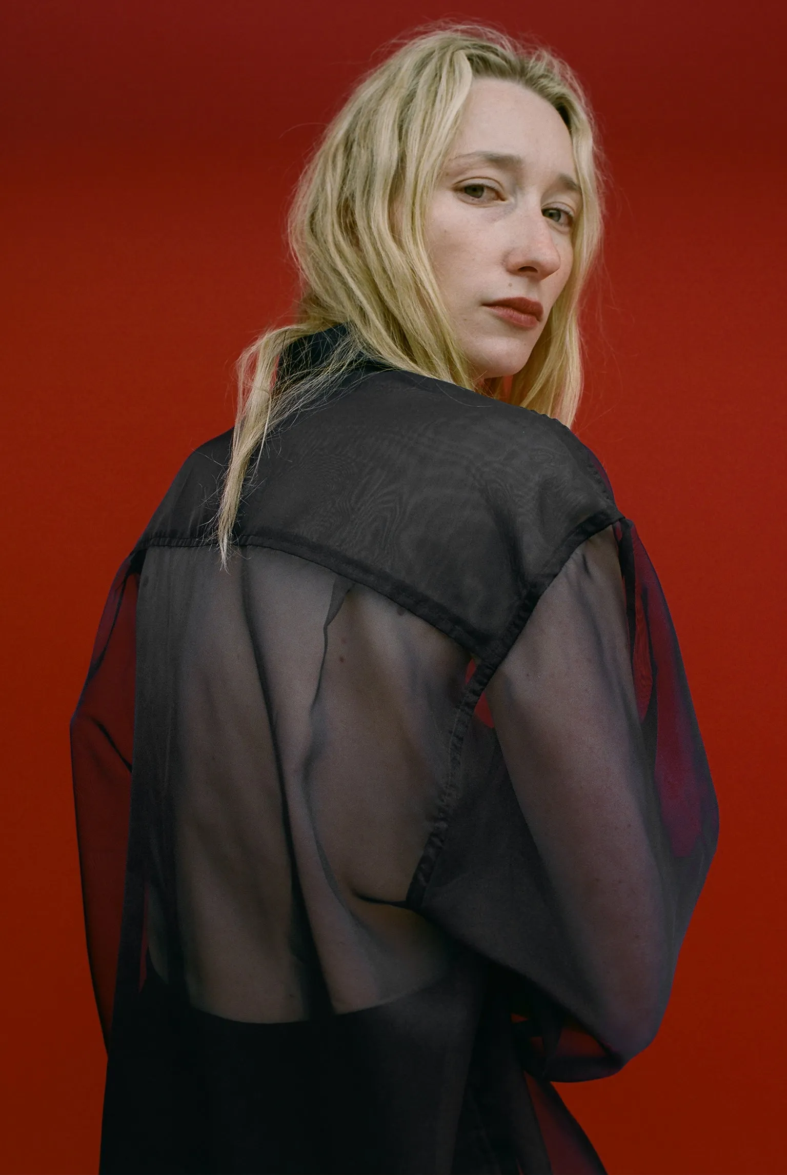 Big Organza Button Up - Black sold by Gil Rodriguez product image thumbnail 4