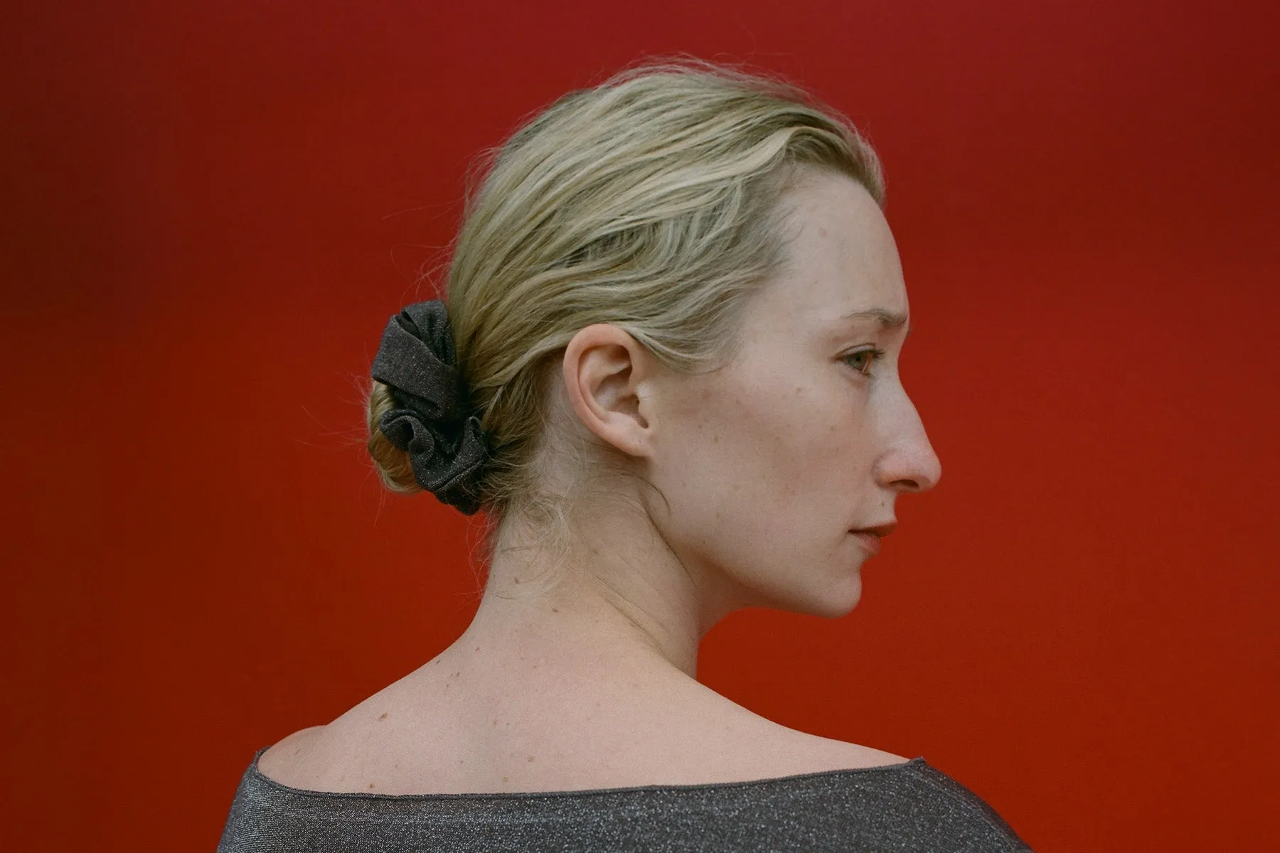 Shimmer Knit Scrunchie - Espresso sold by Gil Rodriguez