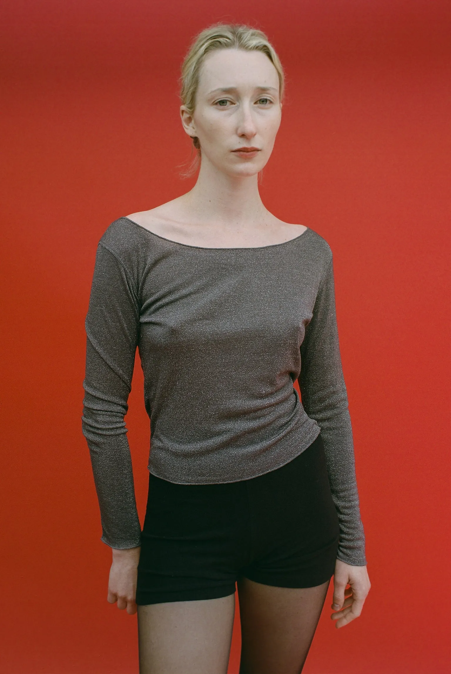 Shimmer Knit Fresa L/S Top - Espresso sold by Gil Rodriguez product image thumbnail 3