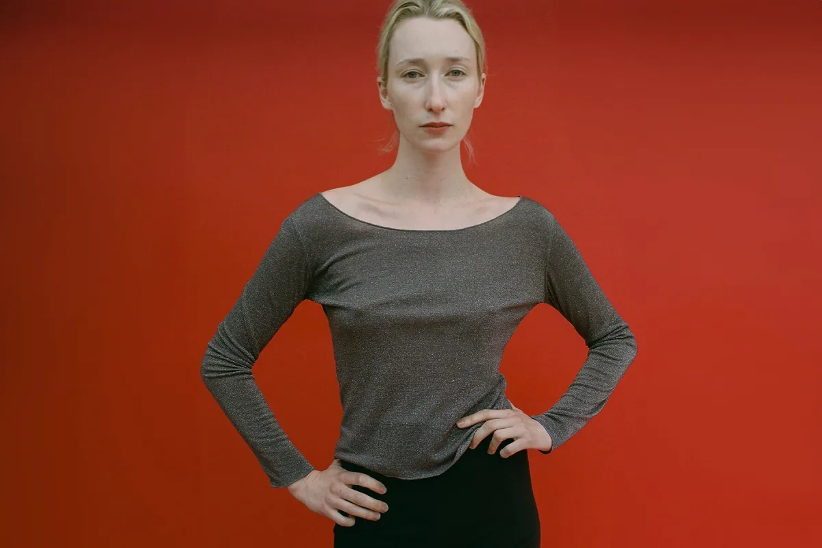 Shimmer Knit Fresa L/S Top - Espresso made by Gil Rodriguez