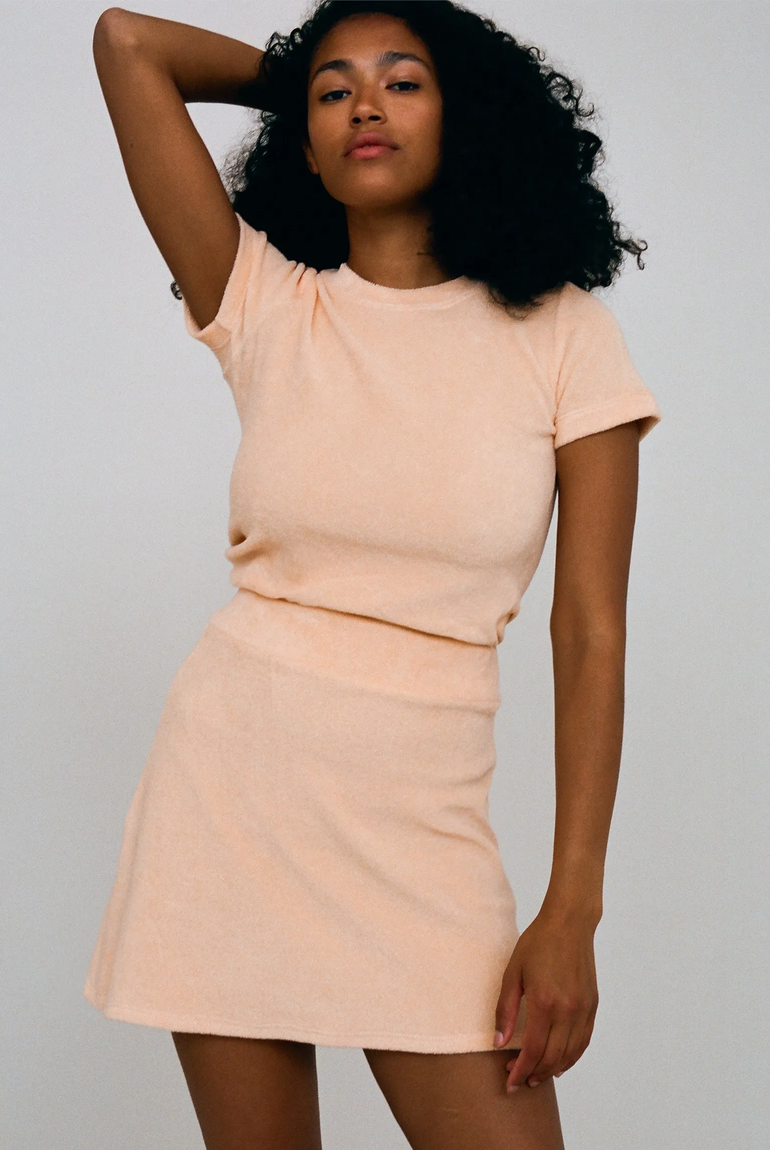 Terry Tennis Skirt - Peach sold by Gil Rodriguez product image thumbnail 3