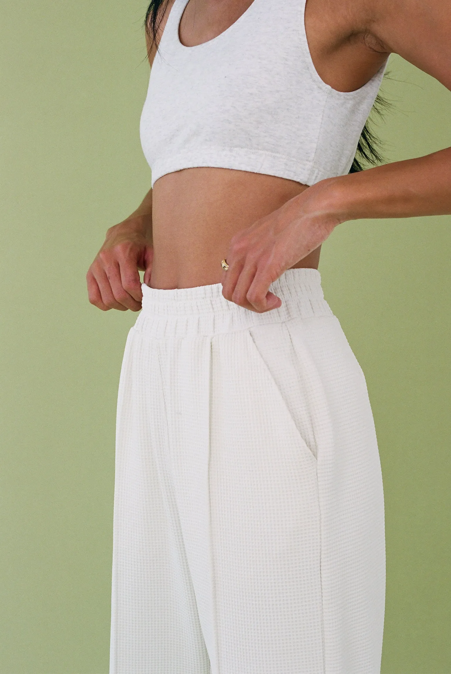 Thermal Pintuck Pant - Natural sold by Gil Rodriguez product image thumbnail 4