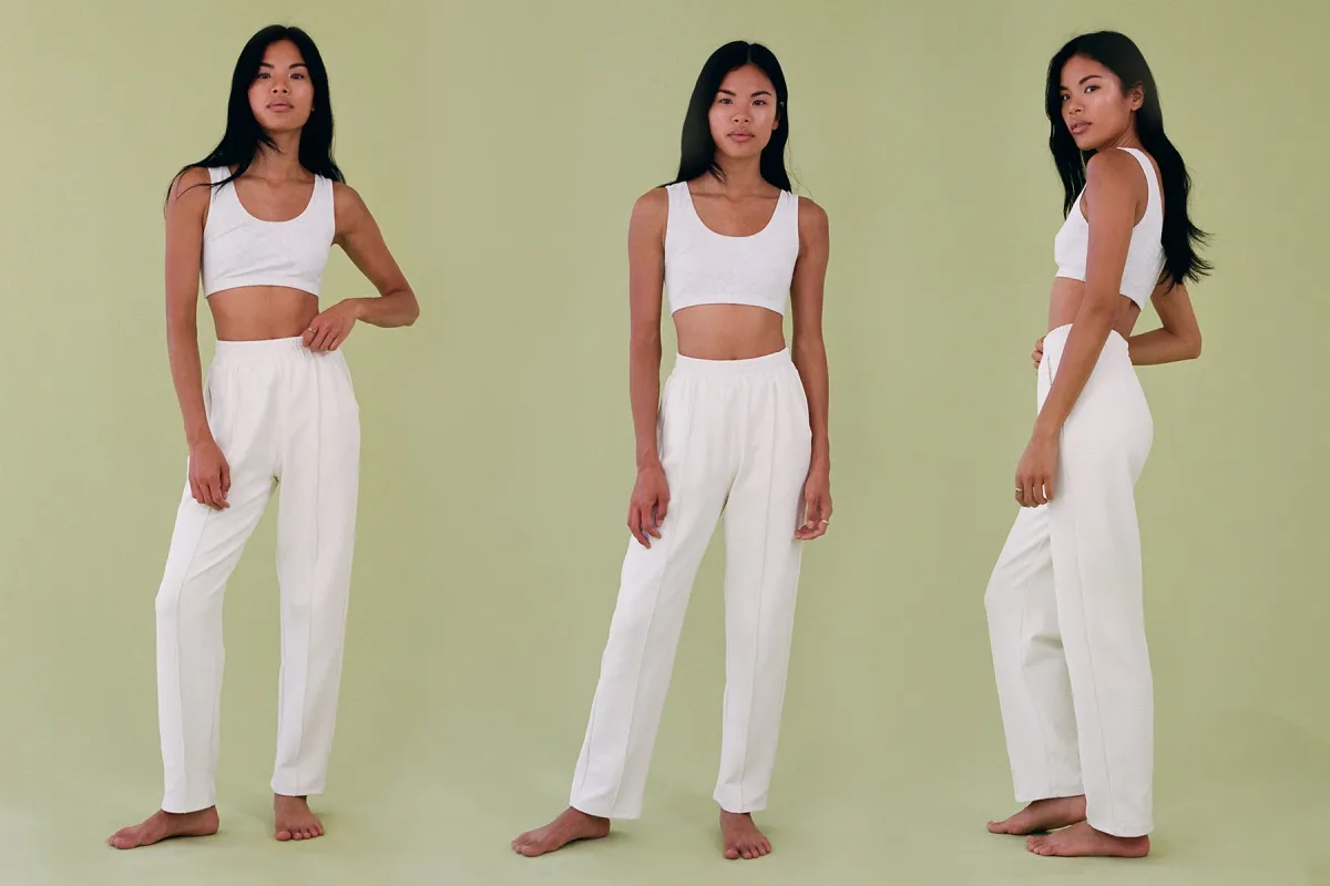 Thermal Pintuck Pant - Natural sold by Gil Rodriguez