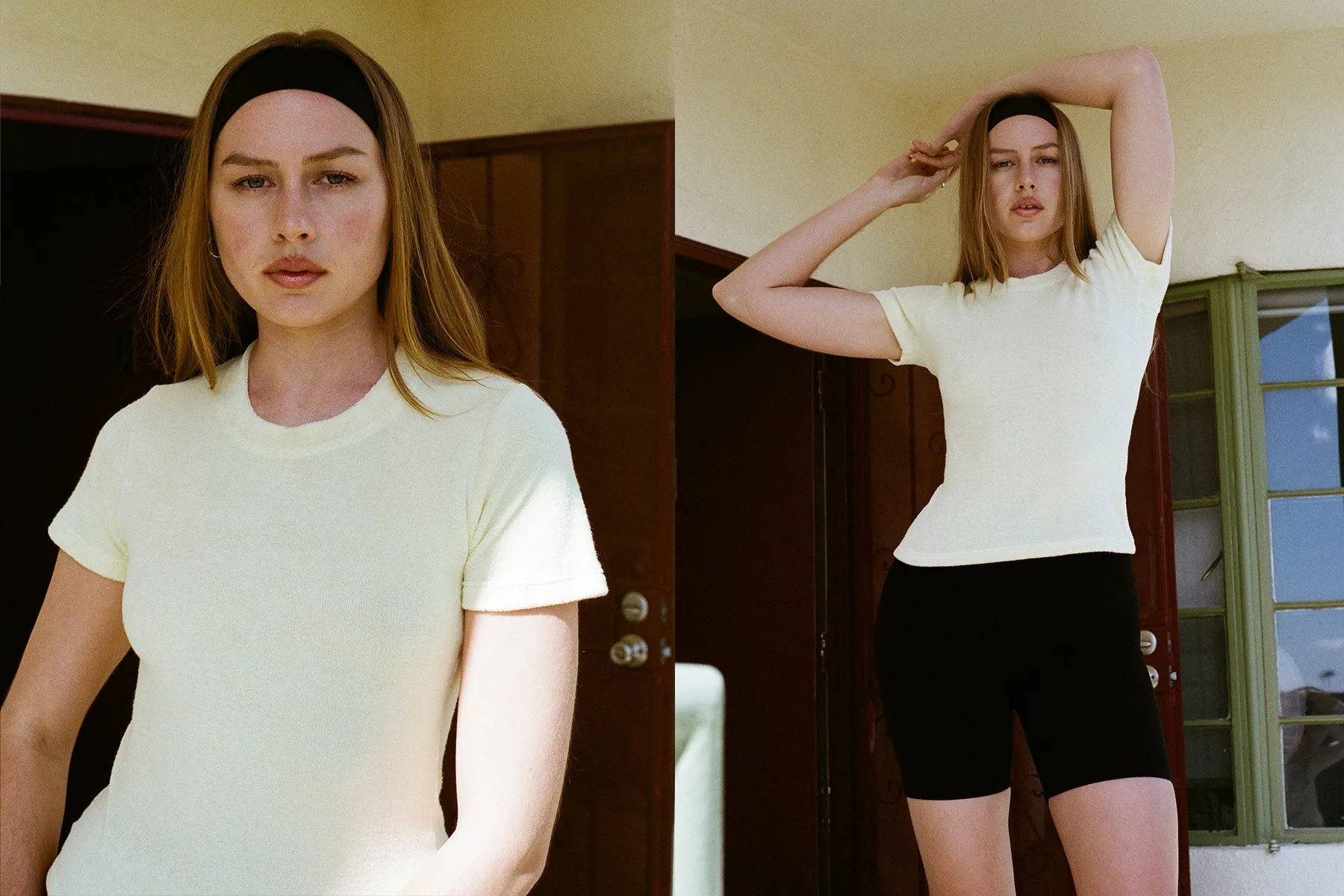 Corsica Terry Tee - Banana Cream sold by Gil Rodriguez product image thumbnail 2