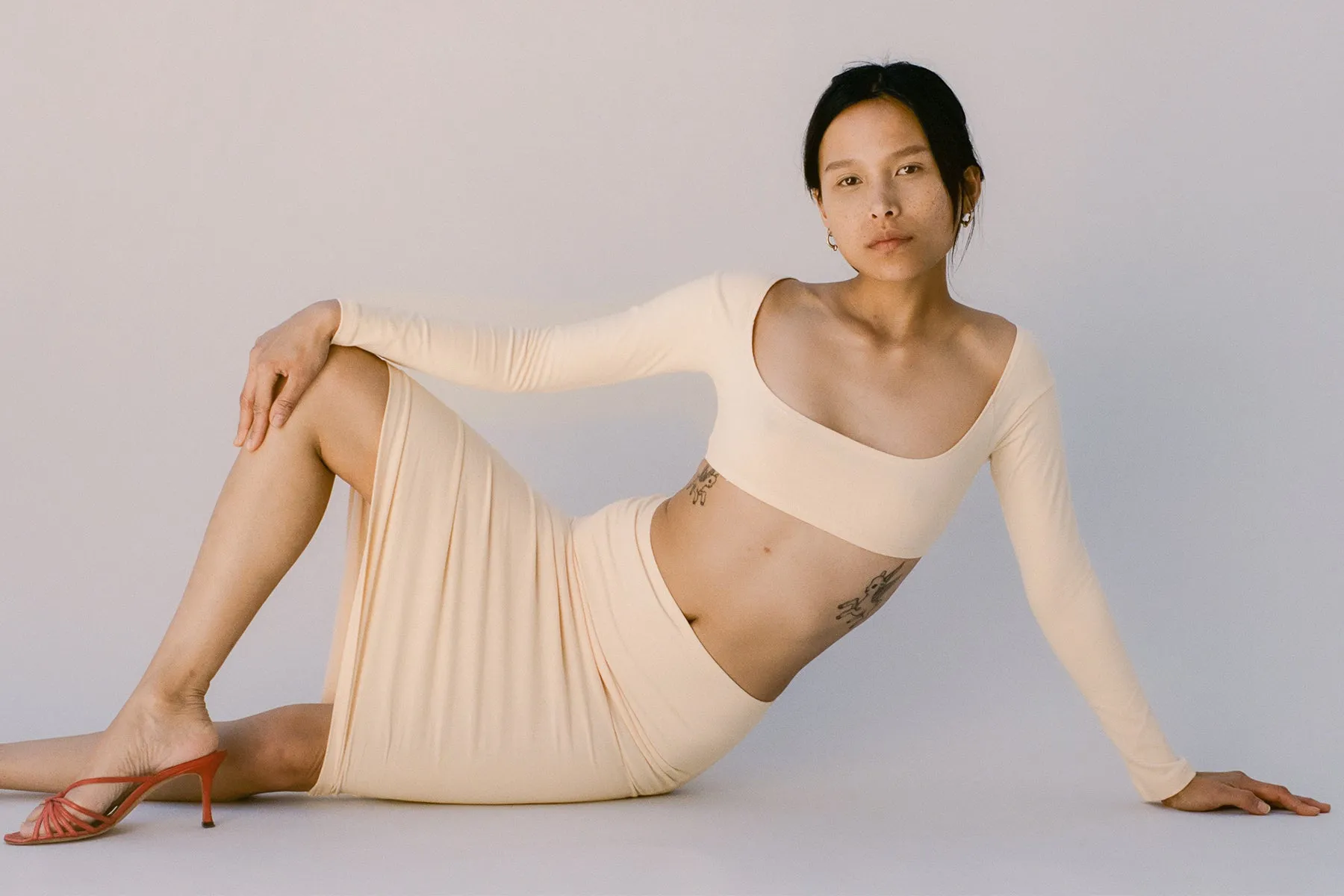 The Tube Convertible Mini Dress - Palest Peach sold by Gil Rodriguez product image thumbnail 2