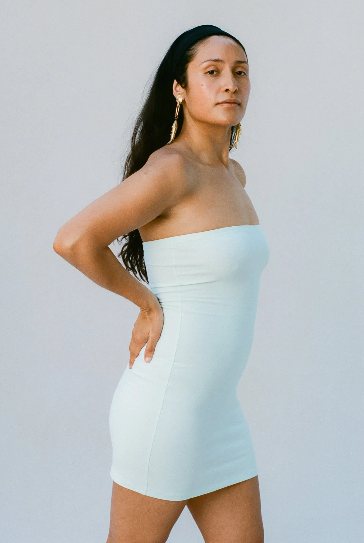 Tube Convertible Mini Dress - Palest Mint sold by Gil Rodriguez product image thumbnail 3