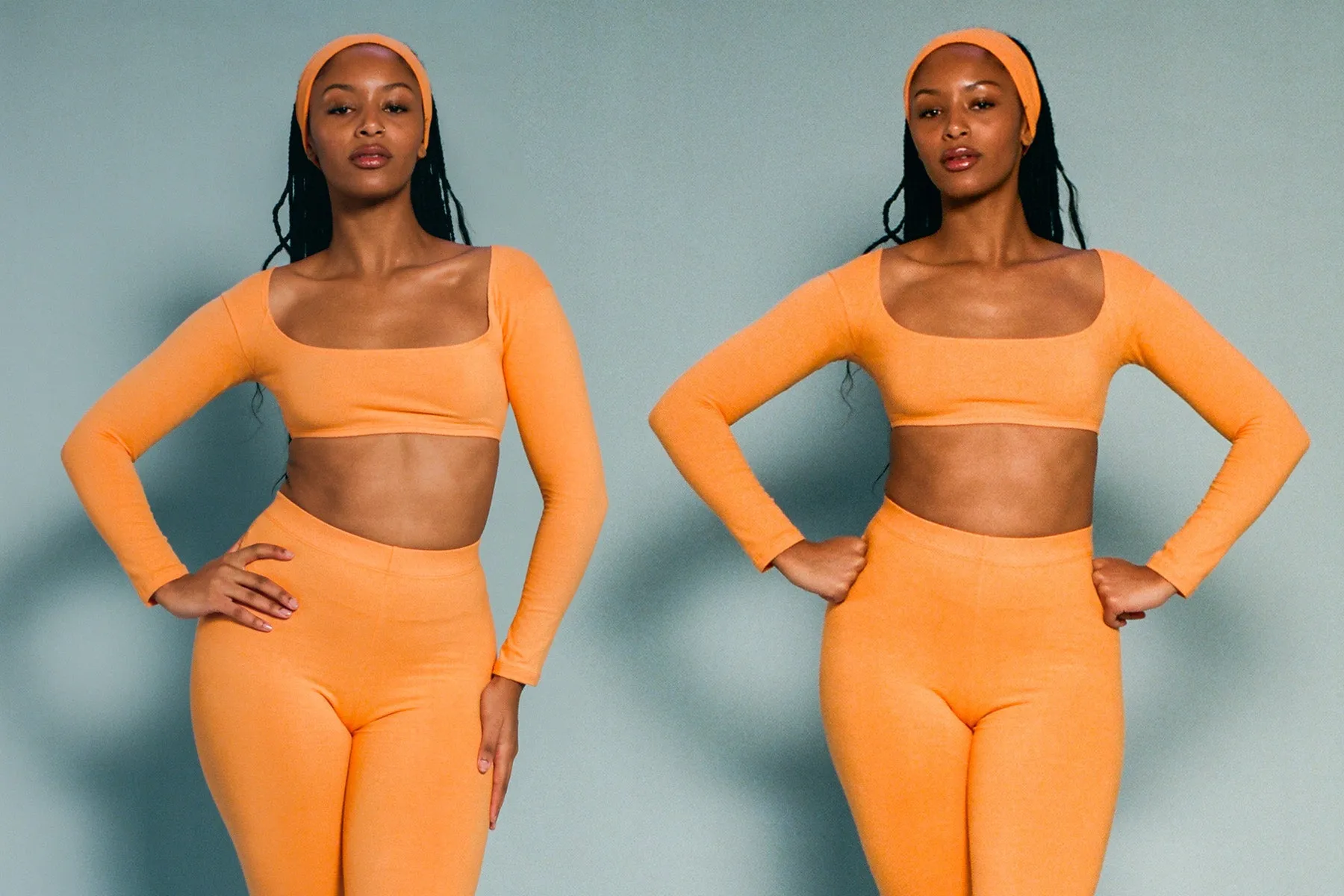 El Tigre Chiquito L/S Crop Top - Creamsicle sold by Gil Rodriguez