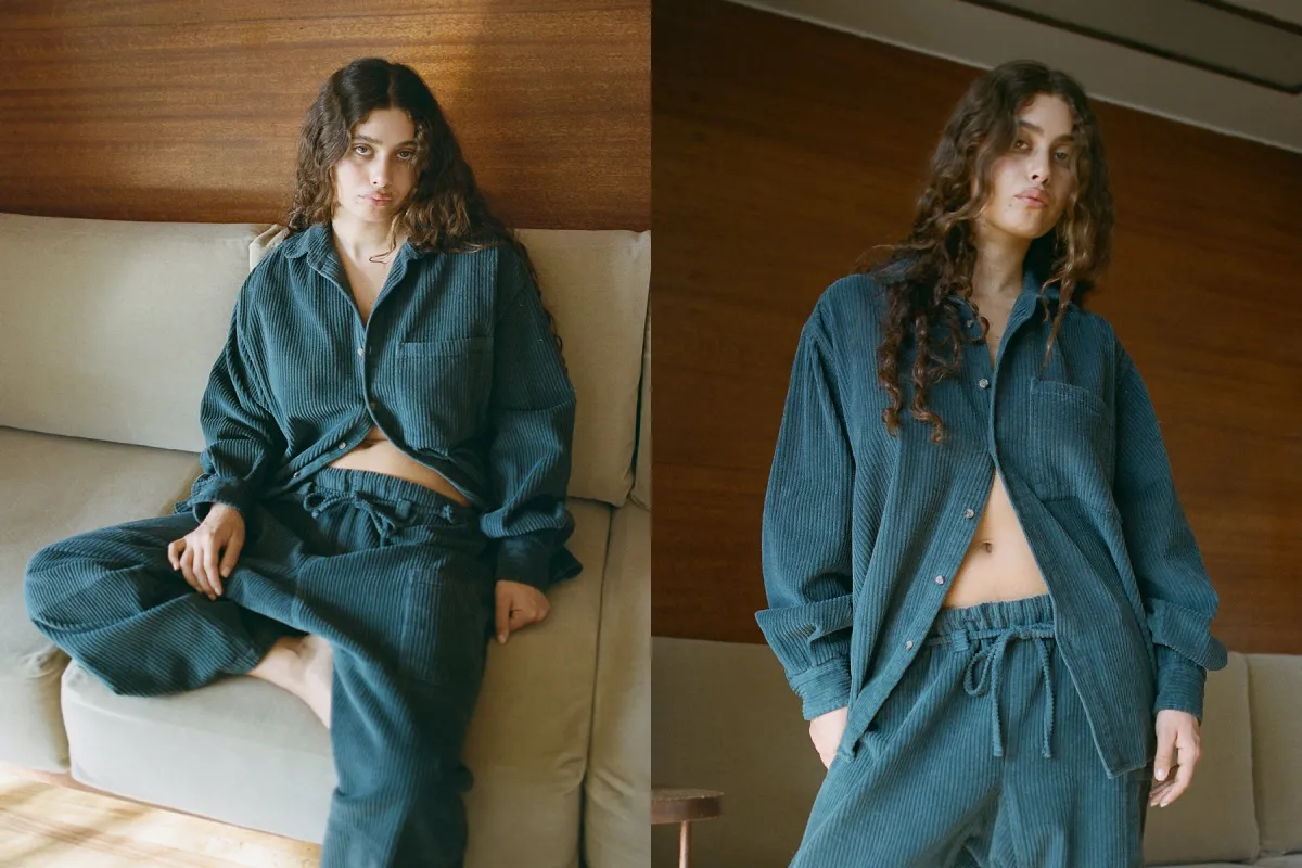 Big Corduroy Button Up - Scarab made by Gil Rodriguez