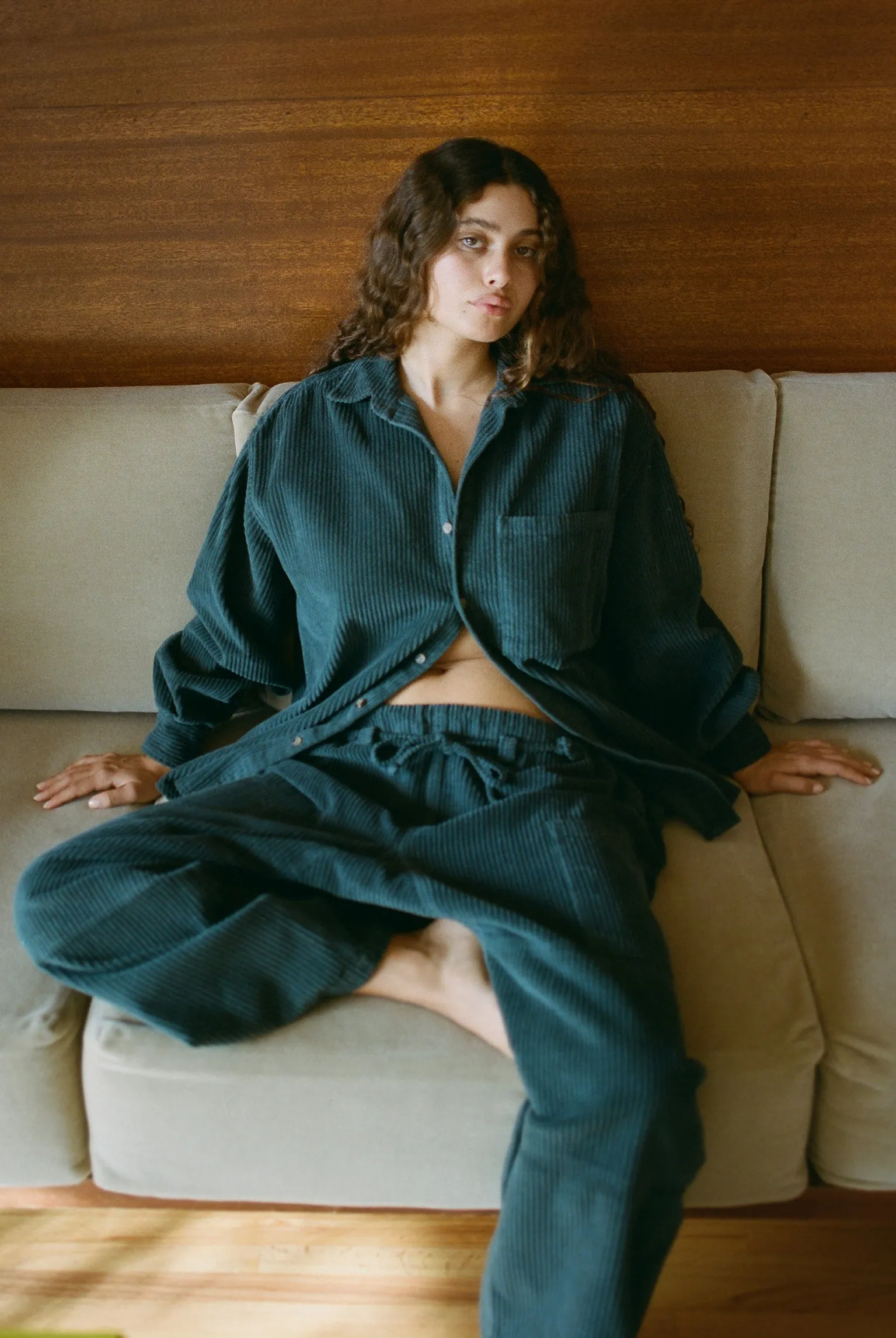 Corduroy Lou Pant - Scarab sold by Gil Rodriguez product image thumbnail 5