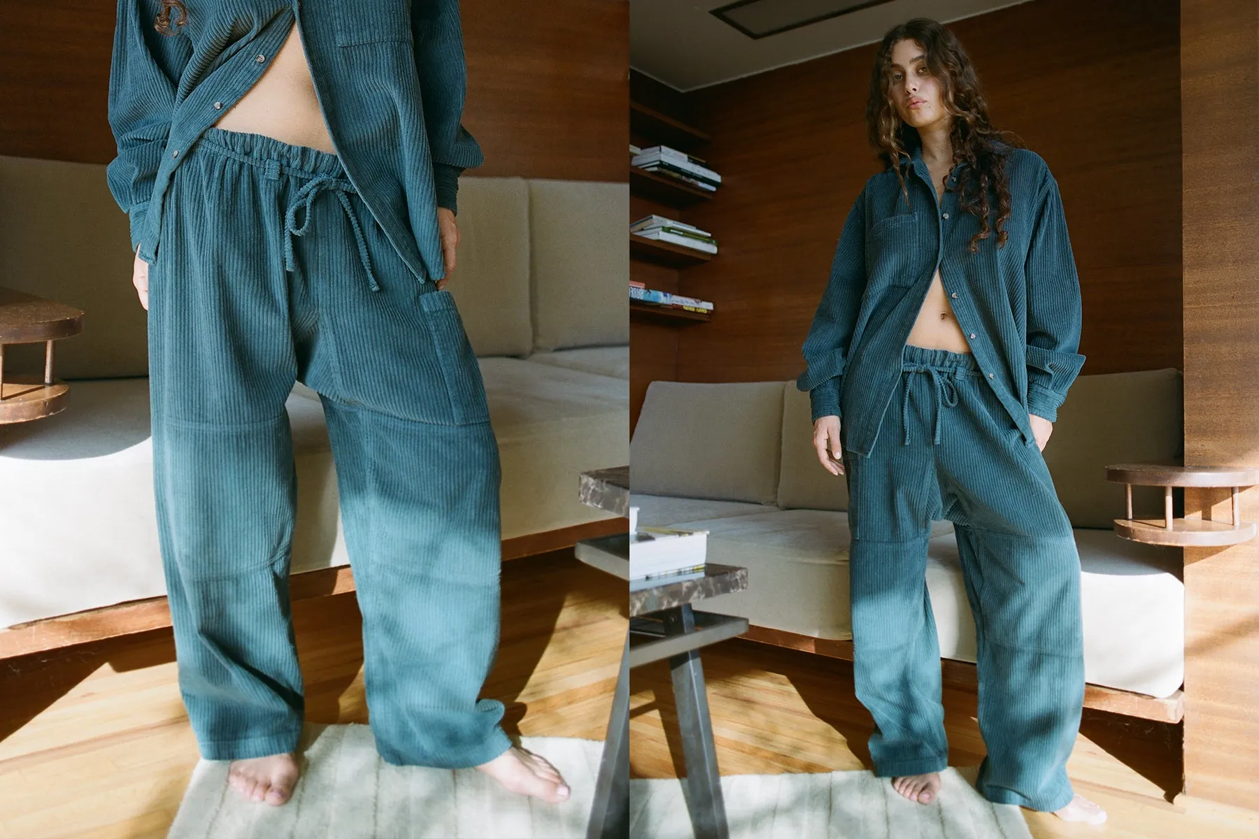 Corduroy Lou Pant - Scarab sold by Gil Rodriguez