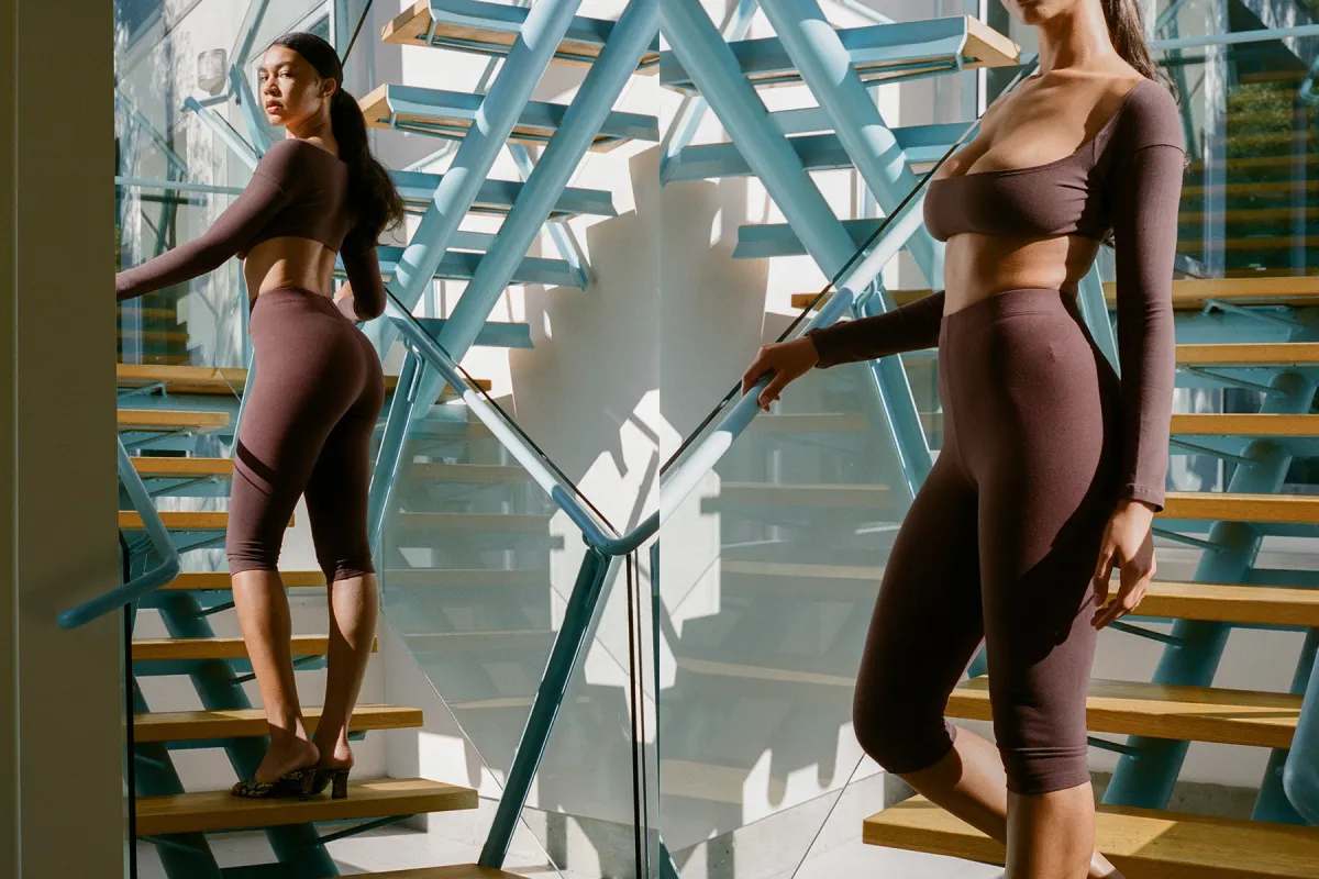 Capri Legging - Chocolate sold by Gil Rodriguez