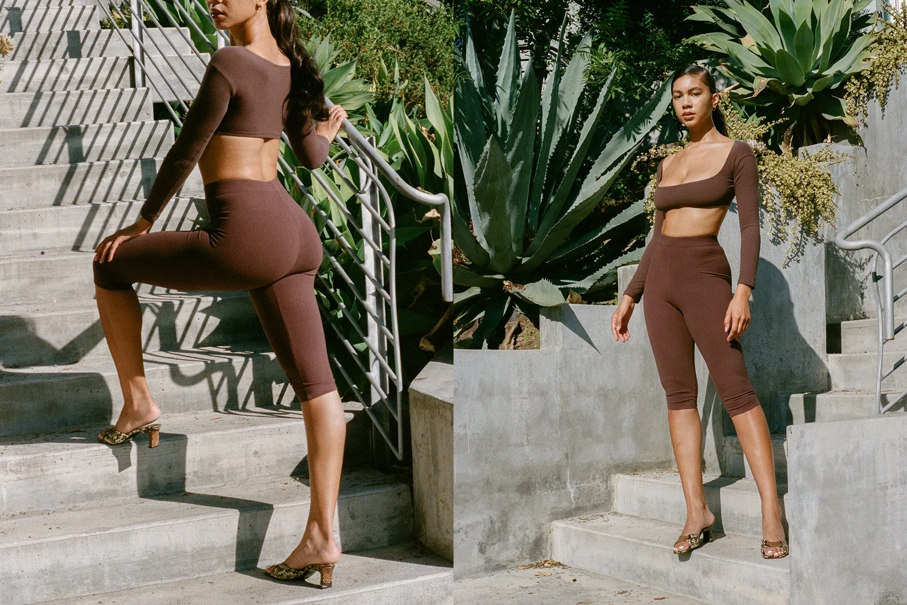 Capri Legging - Chocolate sold by Gil Rodriguez product image thumbnail 2