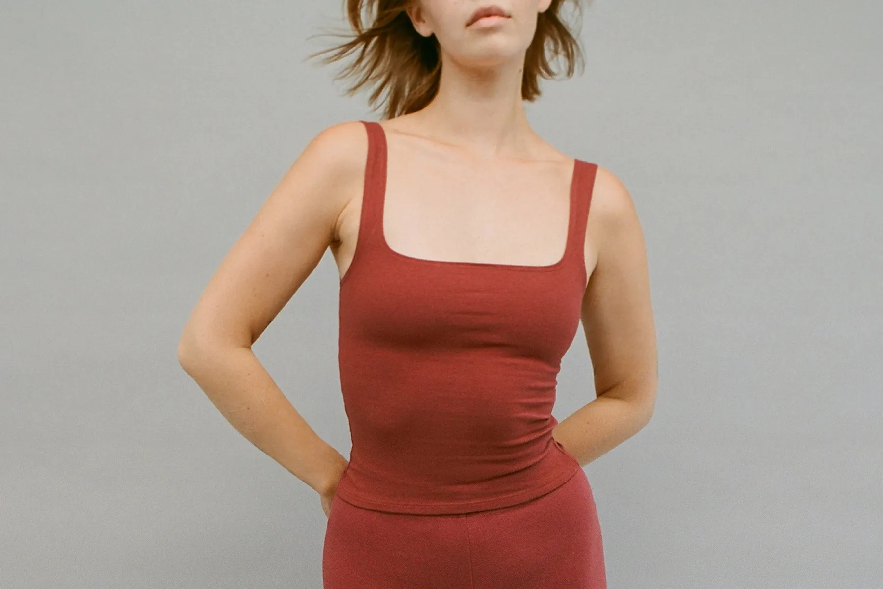 Matisse Scooped Tank - Sangria sold by Gil Rodriguez product image thumbnail 2