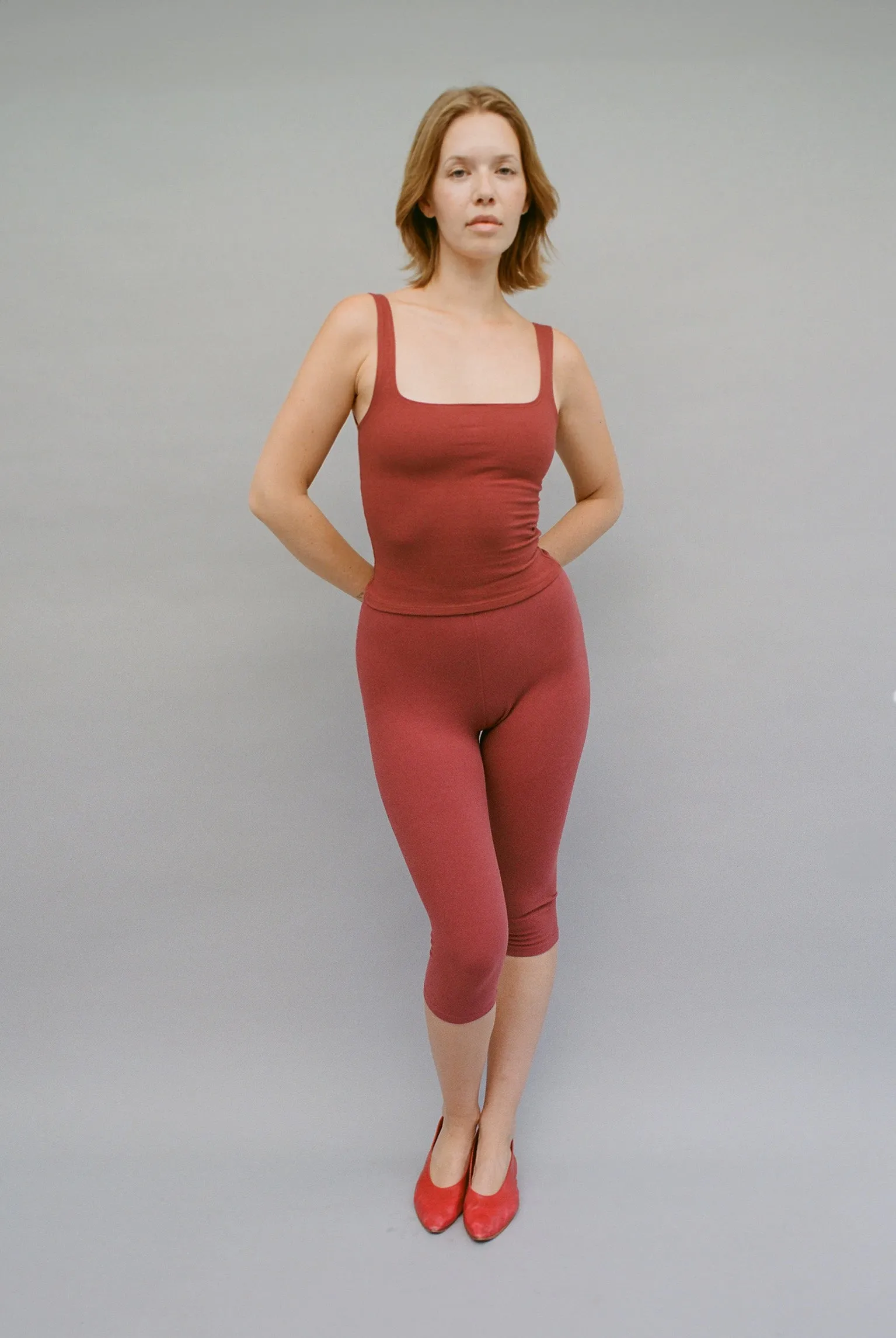 Capri Legging - Sangria sold by Gil Rodriguez product image thumbnail 3