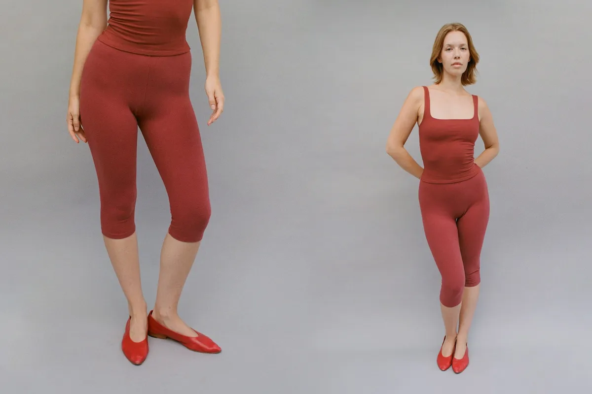 Capri Legging - Sangria sold by Gil Rodriguez