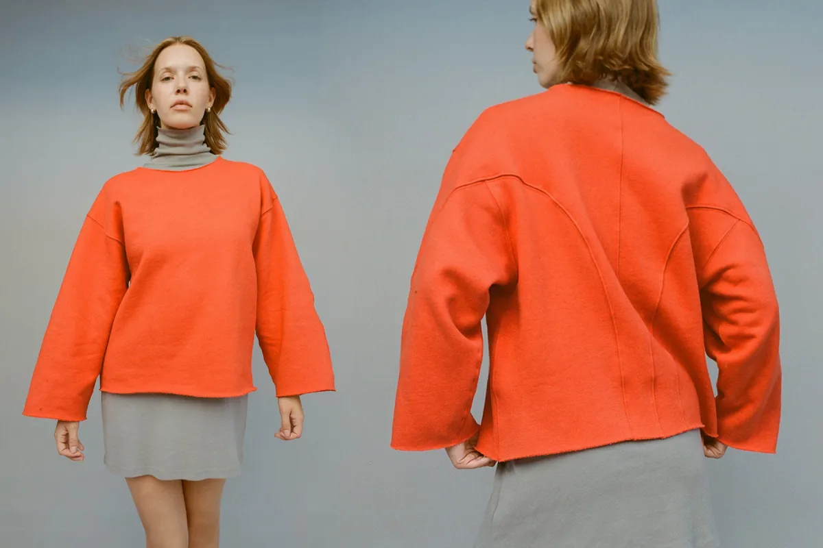 Heavy Fleece Dome Sweater - Vintage Red sold by Gil Rodriguez