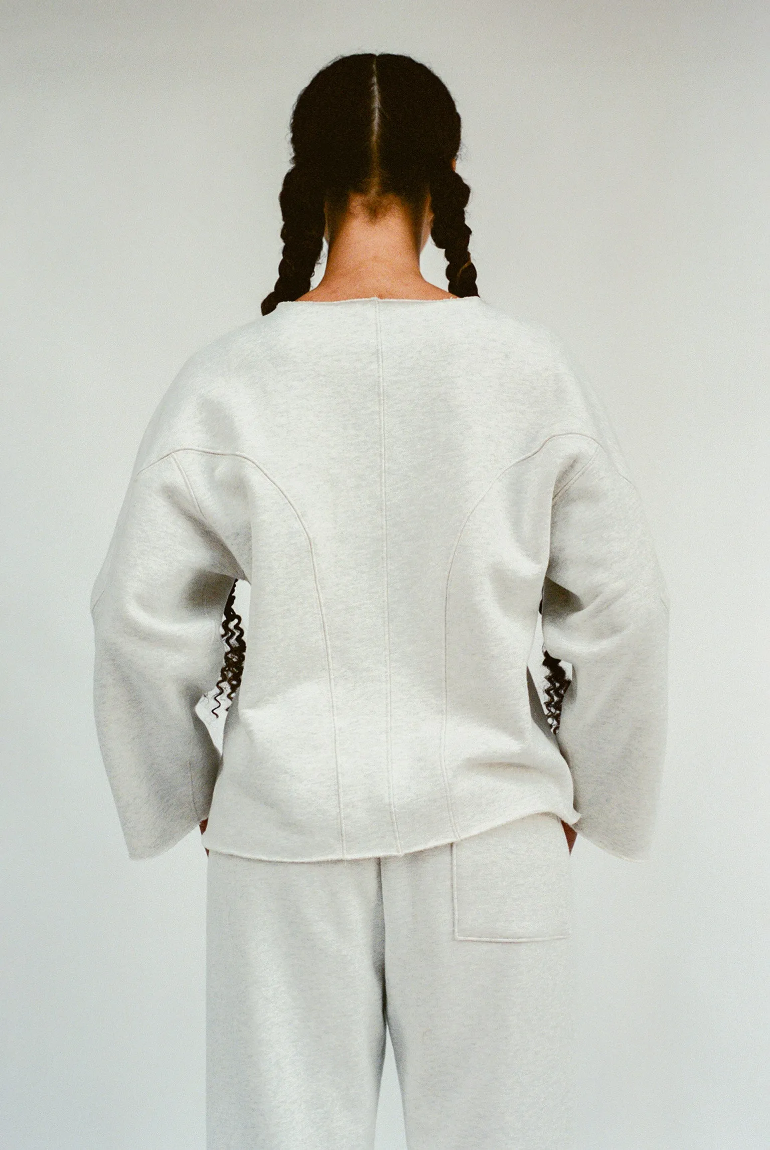 Heavy Fleece Dome Sweater - Ash Grey sold by Gil Rodriguez product image thumbnail 3