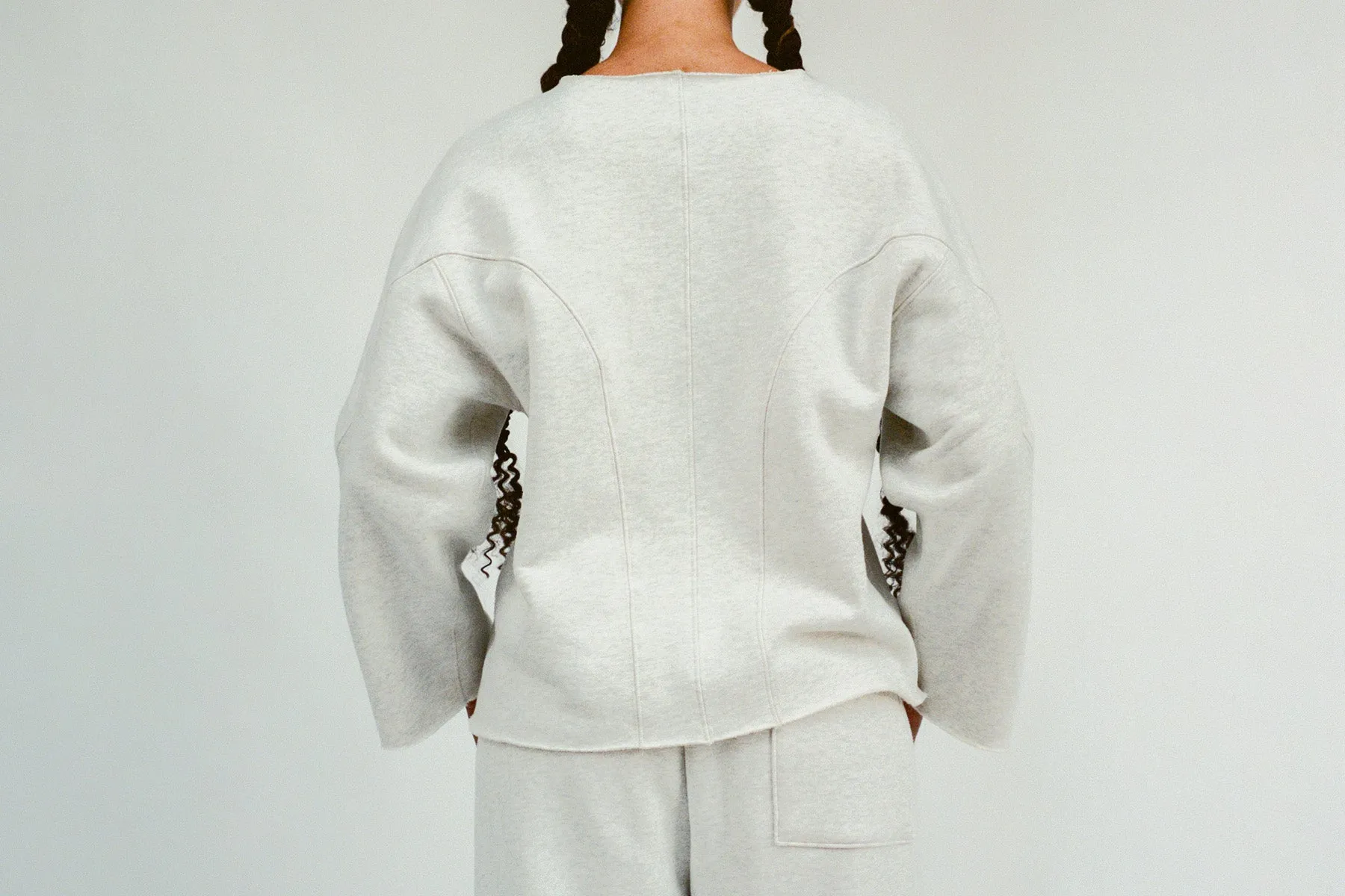 Heavy Fleece Dome Sweater - Ash Grey sold by Gil Rodriguez product image thumbnail 2