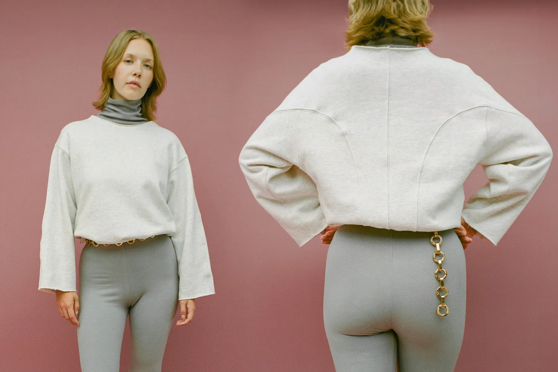 Heavy Fleece Dome Sweater - Ash Grey sold by Gil Rodriguez