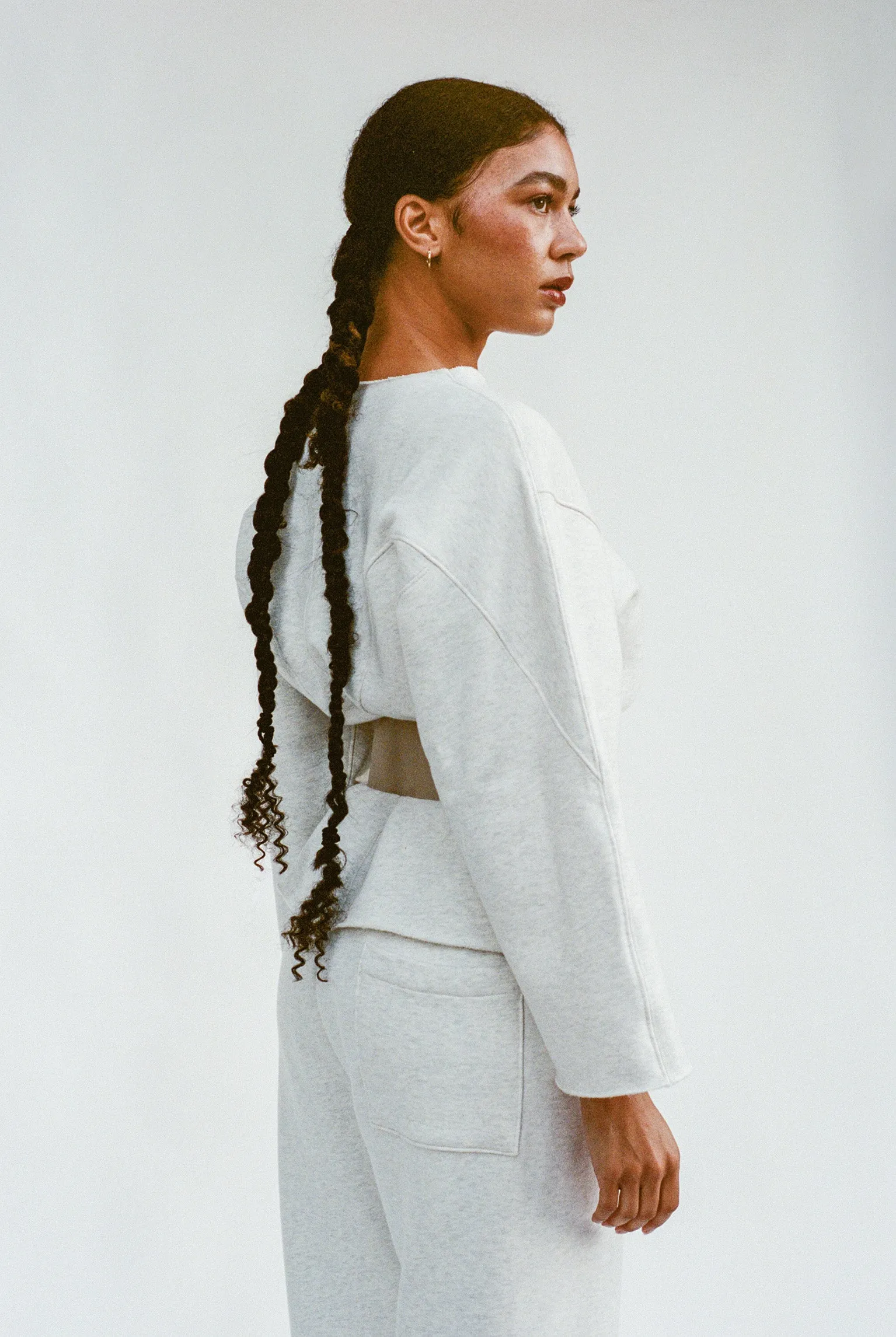 Heavy Fleece Dome Sweater - Ash Grey sold by Gil Rodriguez product image thumbnail 4