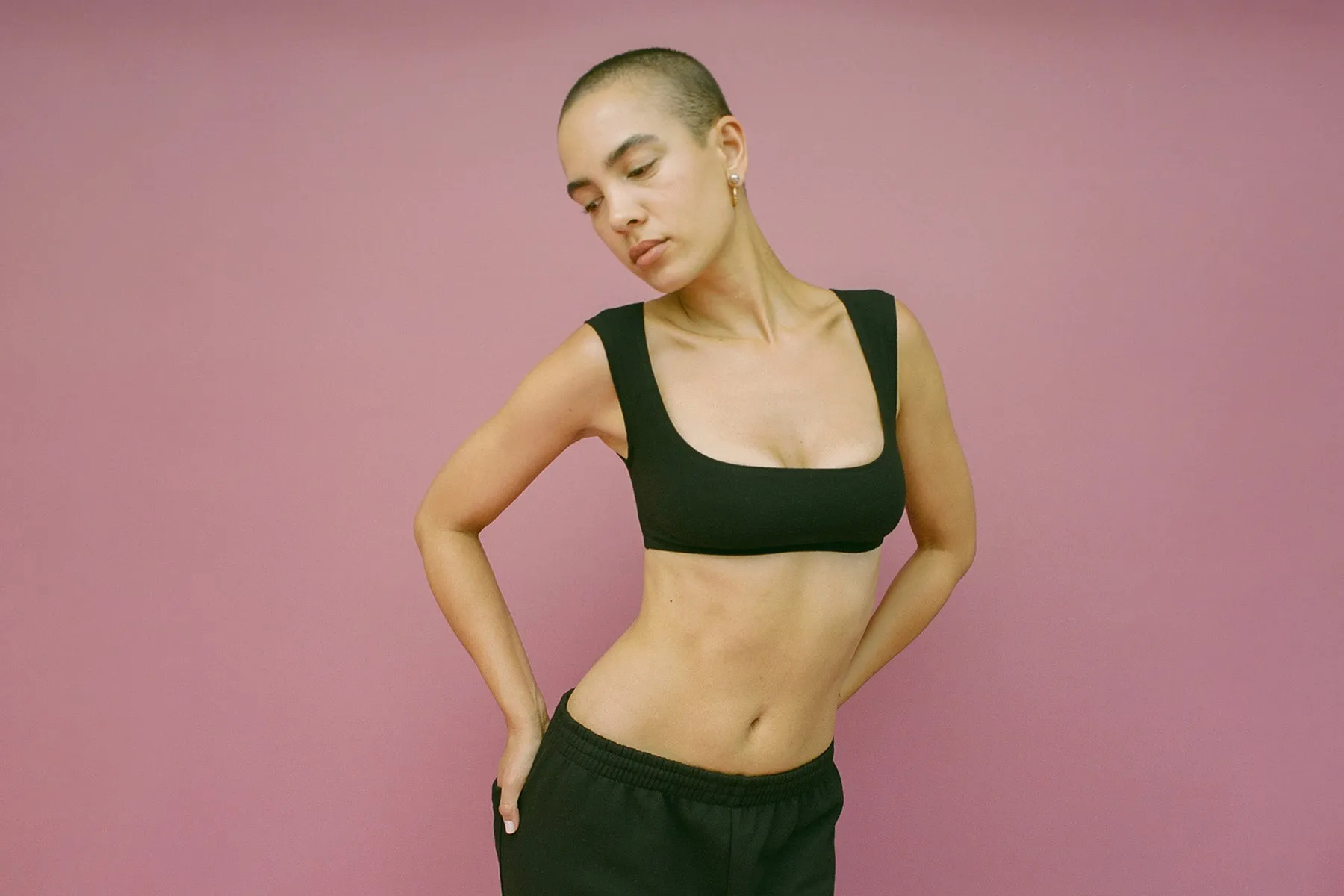 El Tigre Chiquito S/S Crop Top - Black sold by Gil Rodriguez product image thumbnail 2