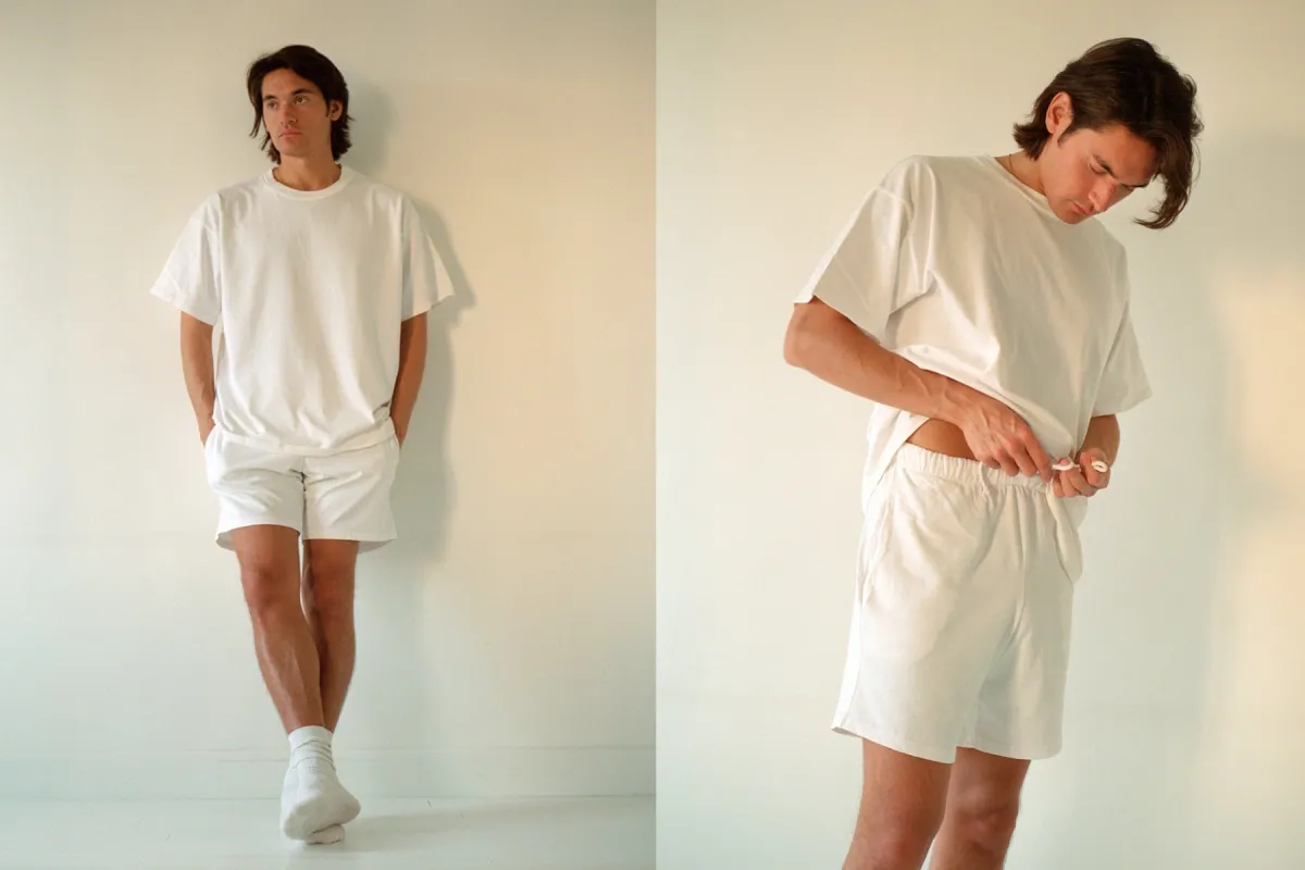 Cooper Short - Washed White sold by Gil Rodriguez