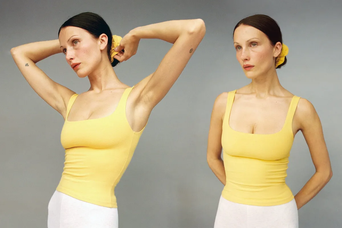 Matisse Scooped Tank - Turmeric sold by Gil Rodriguez