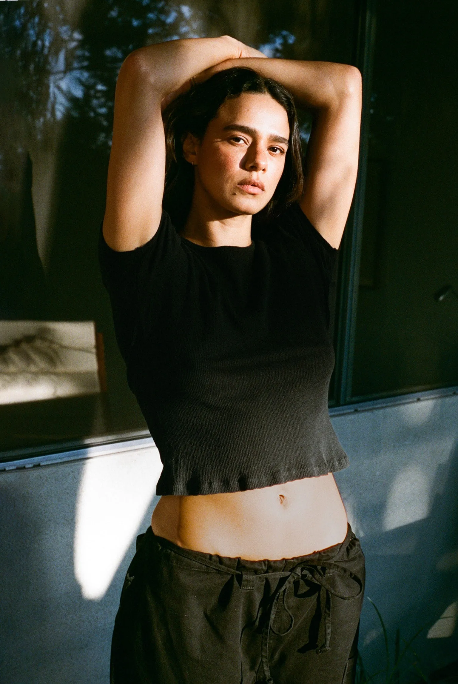 Pointelle Perla Tee - Black sold by Gil Rodriguez product image thumbnail 4