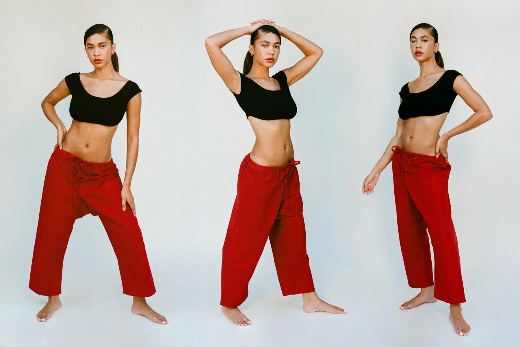 Lou Pant - Cherry sold by Gil Rodriguez product image thumbnail 2