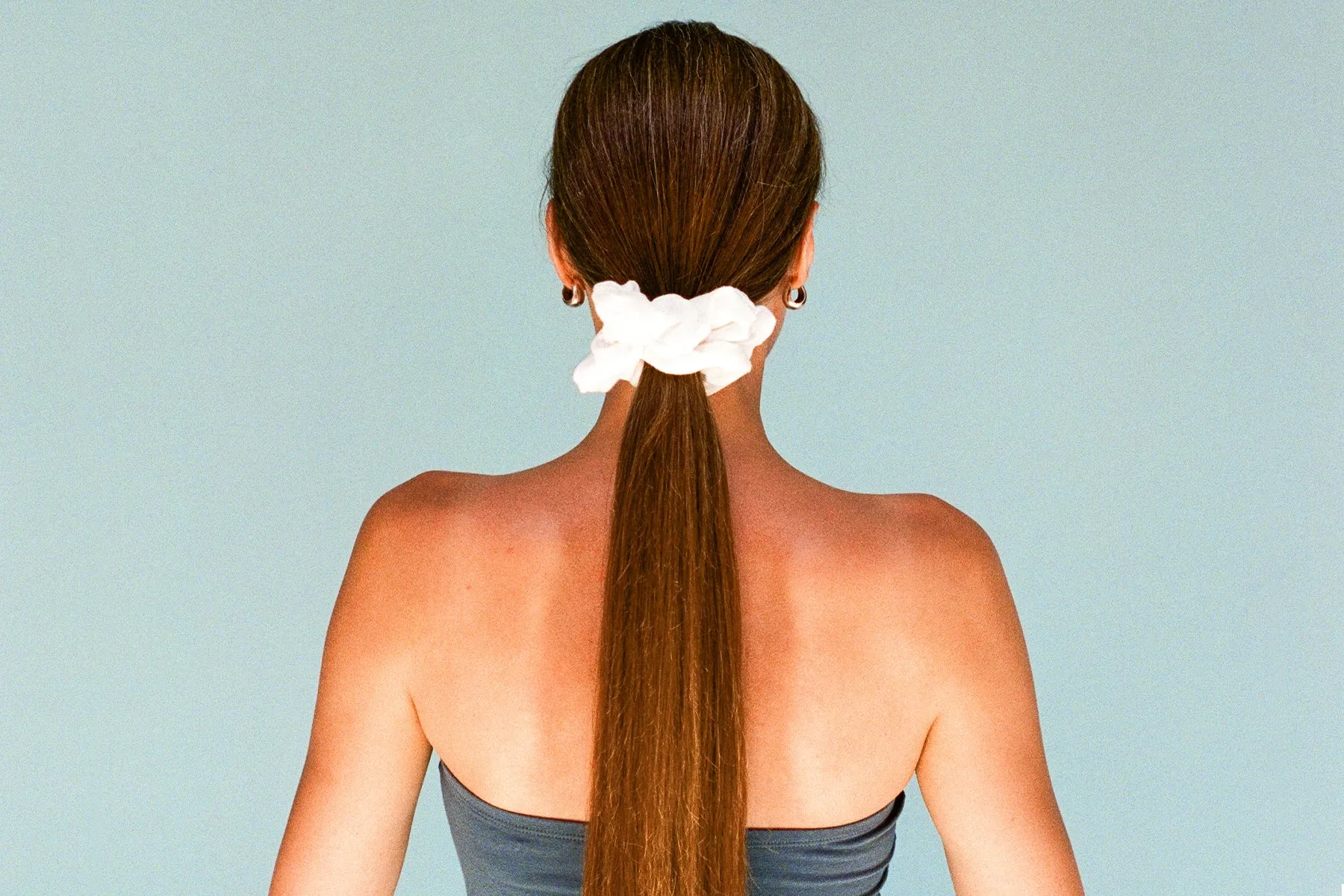 Classic Scrunchie - White sold by Gil Rodriguez