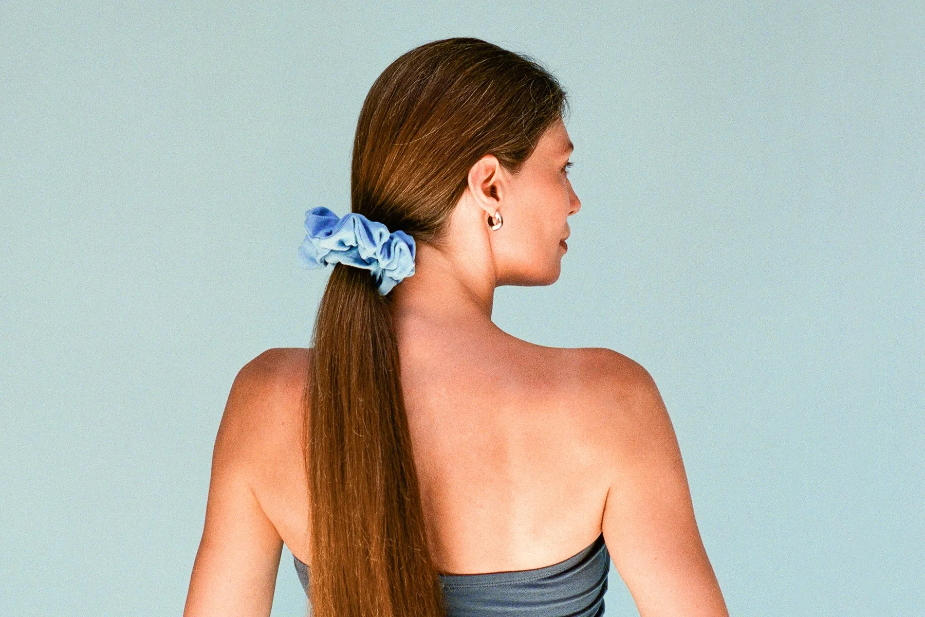 Classic Scrunchie - Old Jeans sold by Gil Rodriguez product image thumbnail 2