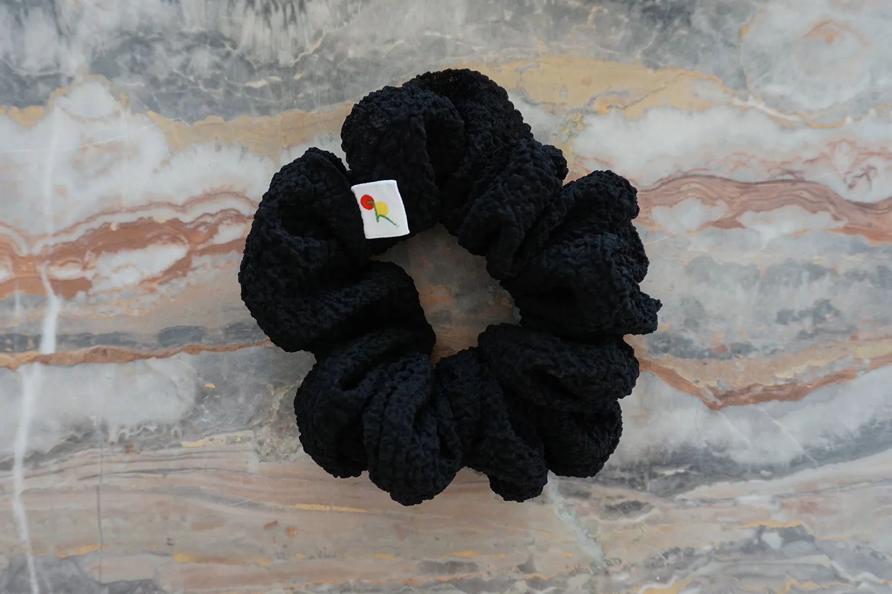Crinkle Scrunchie - Black sold by Gil Rodriguez product image thumbnail 2